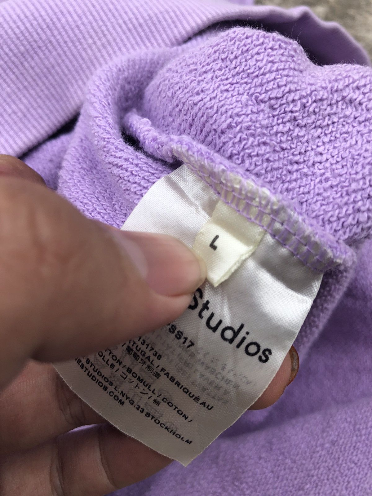 Acne Studios 💸BINDINGOFFER💸Acne Studios Fello Face PSS17 Sweatshirt Size US L / EU 52-54 / 3 - 7 Thumbnail