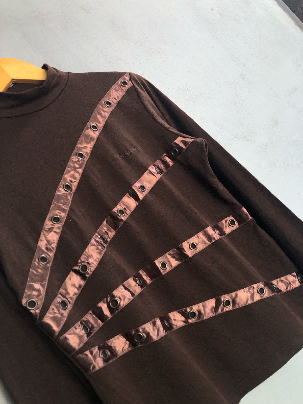 Christian Dior Monsieur × Vintage 💸BINDINGOFFER💸Christian Dior Archive Style Brown Mockneck Size US M / EU 48-50 / 2 - 2 Thumbnail