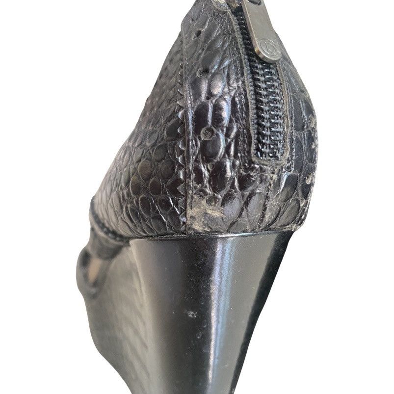 Dior SS10 Runway Croc Embossed Leather Size US 9.5 / IT 39.5 - 11 Thumbnail