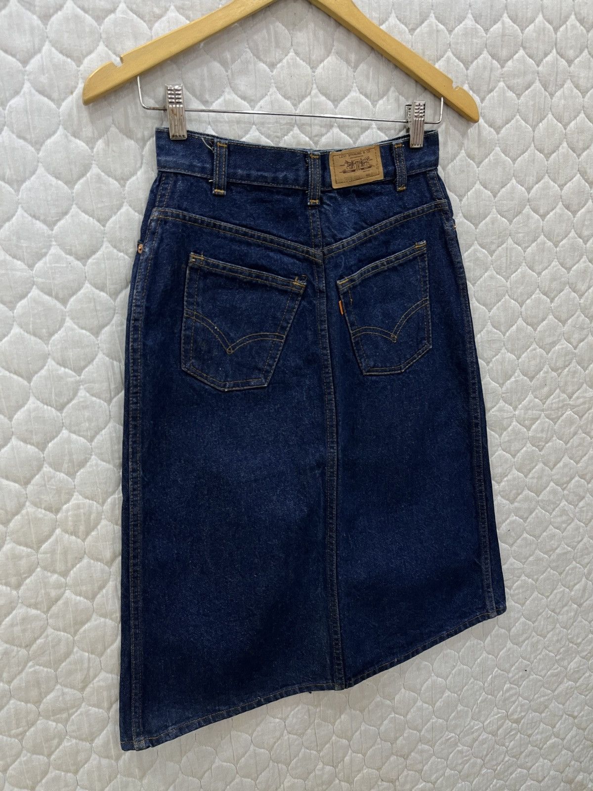 Levi's (Xxx). VINTAGE LEVIS ORANGE TAB SKIRTS Size 25" / US 0 / IT 36 - 5 Thumbnail