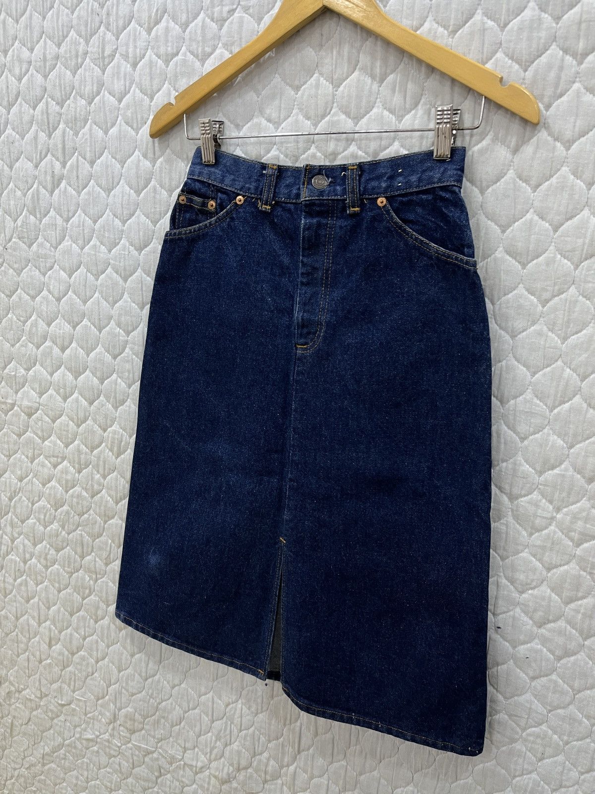 Levi's (Xxx). VINTAGE LEVIS ORANGE TAB SKIRTS Size 25" / US 0 / IT 36 - 4 Thumbnail