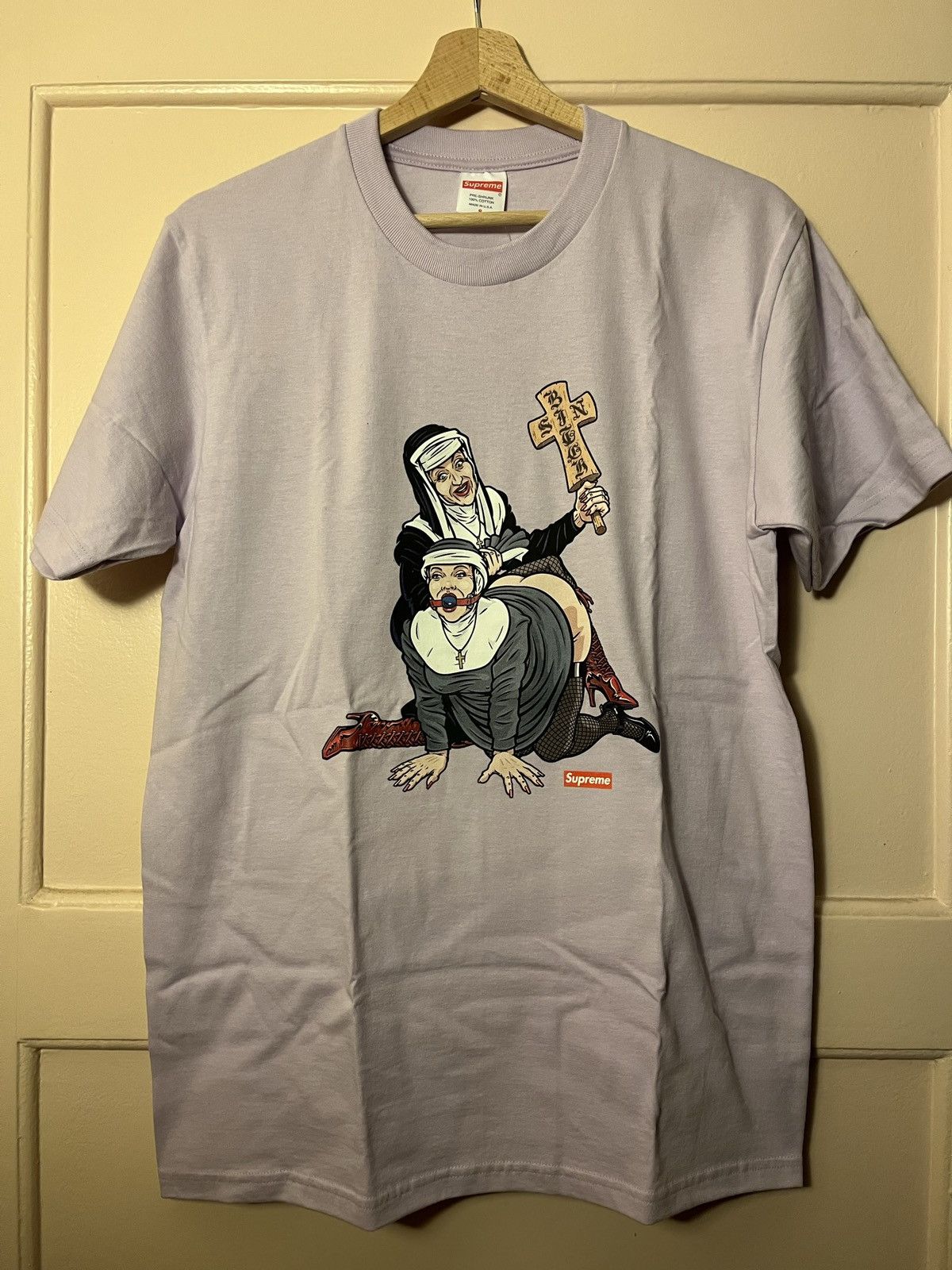 Supreme Nuns Tee Black Men's - FW22 - US