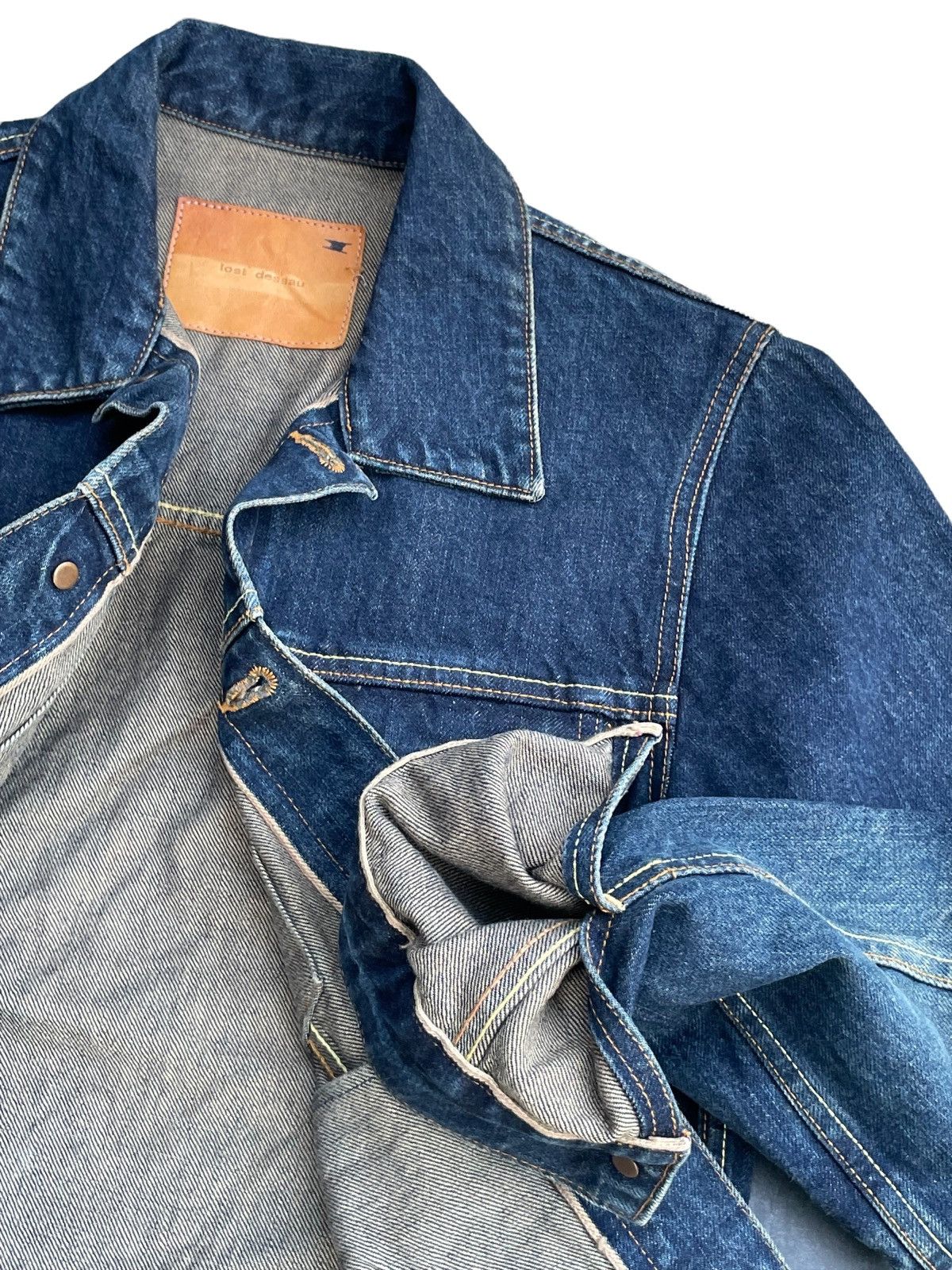 Lost Enterprises Vintage Lost Dessau Selvedge Denim Jacket Size US S / EU 44-46 / 1 - 11 Thumbnail