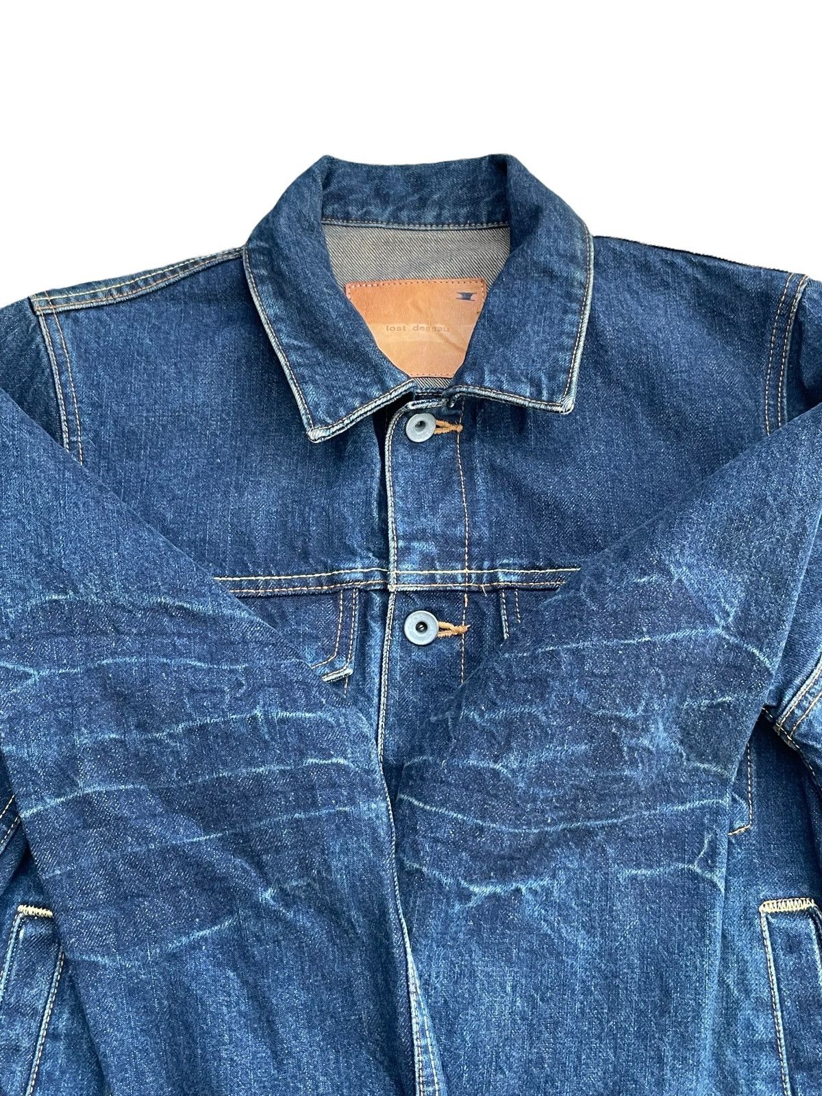 Lost Enterprises Vintage Lost Dessau Selvedge Denim Jacket Size US S / EU 44-46 / 1 - 9 Thumbnail