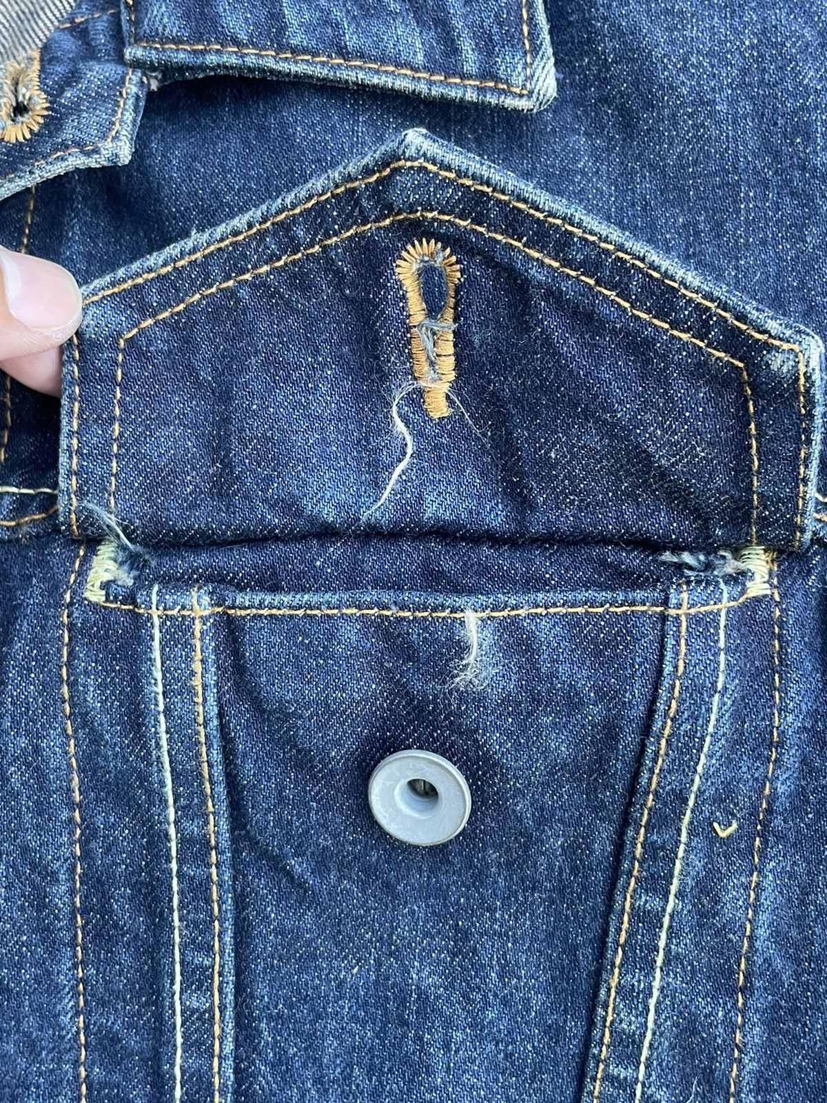 Lost Enterprises Vintage Lost Dessau Selvedge Denim Jacket Size US S / EU 44-46 / 1 - 21 Thumbnail