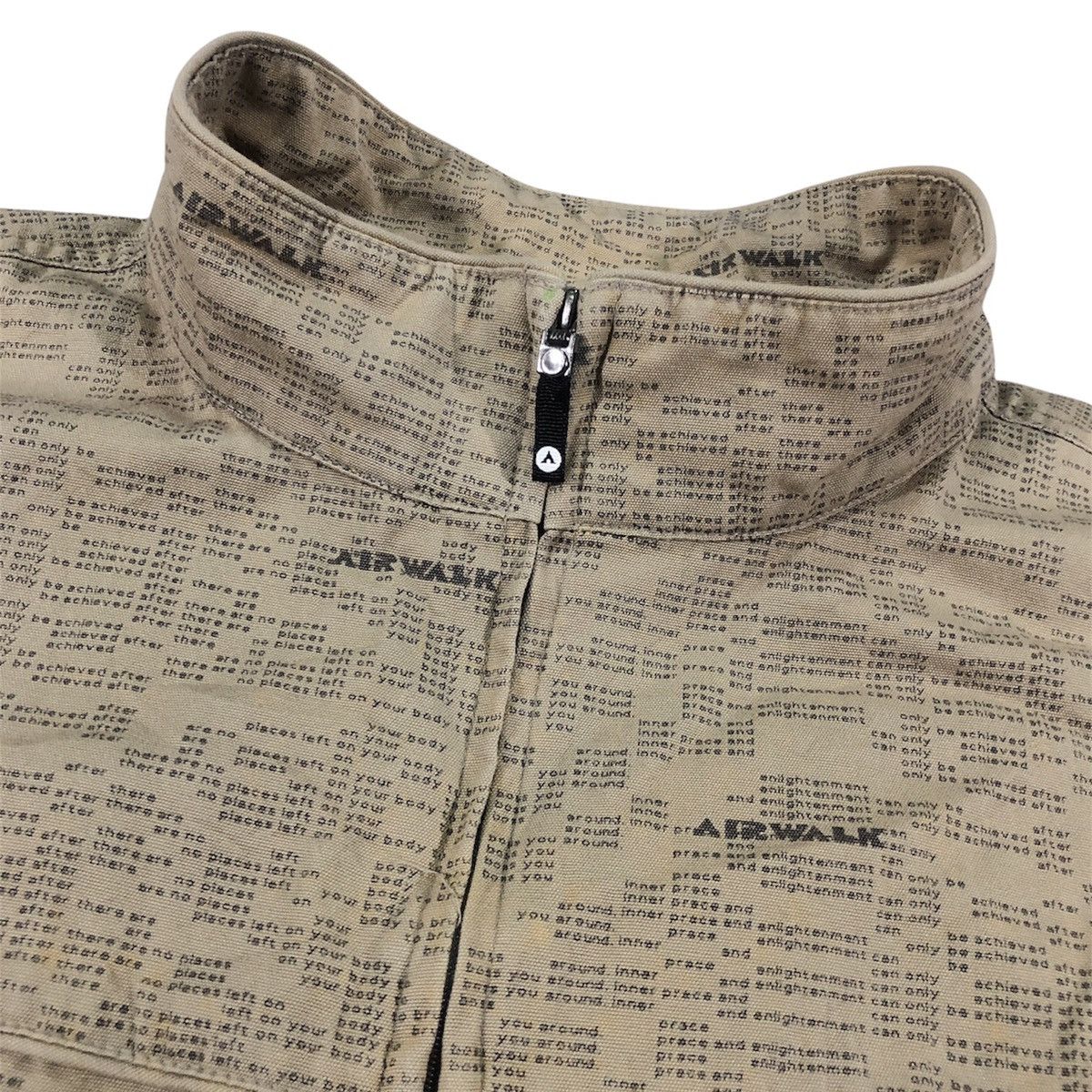 Airwalk Airwalk Small Phrase Word Zipper Jacket Windbreaker Size US XXL / EU 58 / 5 - 4 Thumbnail