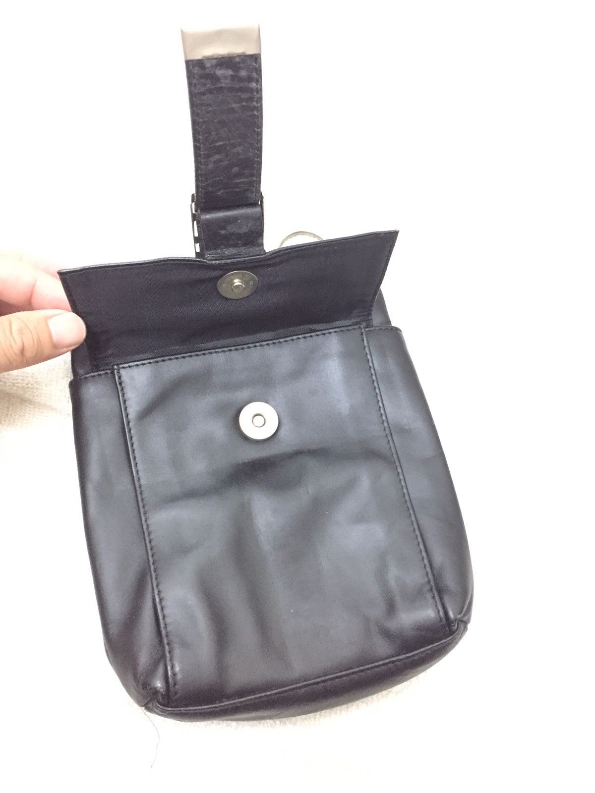 Jean Paul Gaultier Vintage Jeans Paul Gaultier Leather/PVC Sling/Waist Bag Size ONE SIZE - 9 Thumbnail