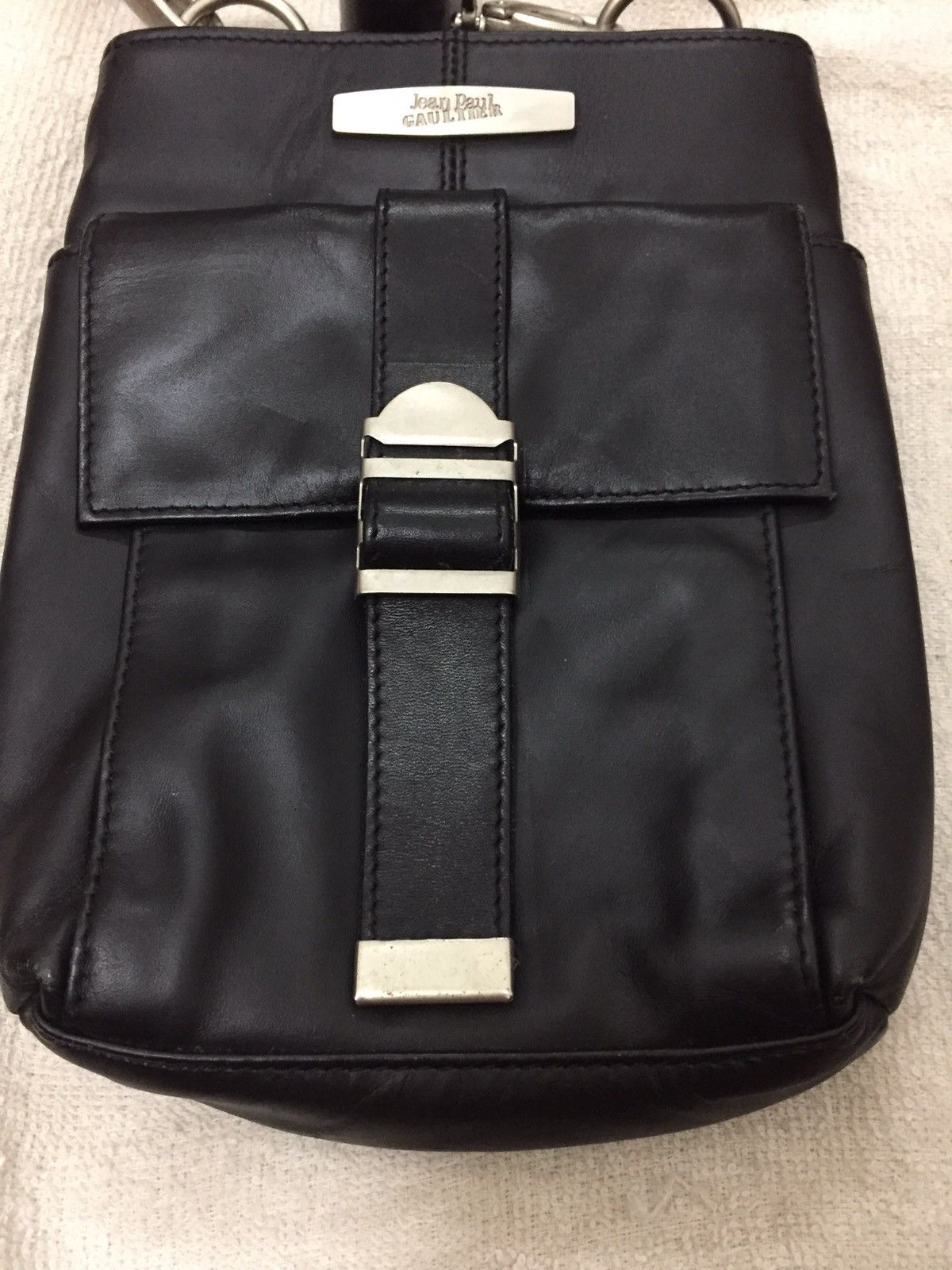 Jean Paul Gaultier Vintage Jeans Paul Gaultier Leather/PVC Sling/Waist Bag Size ONE SIZE - 3 Thumbnail