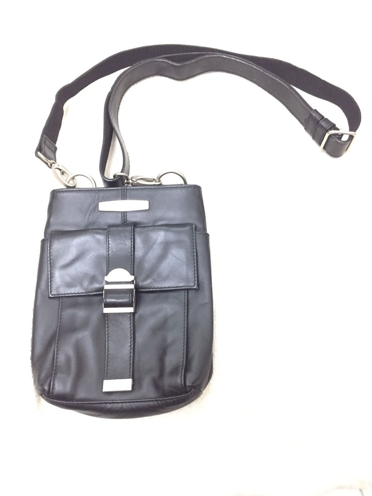 Jean Paul Gaultier Vintage Jeans Paul Gaultier Leather/PVC Sling/Waist Bag Size ONE SIZE - 1 Thumbnail