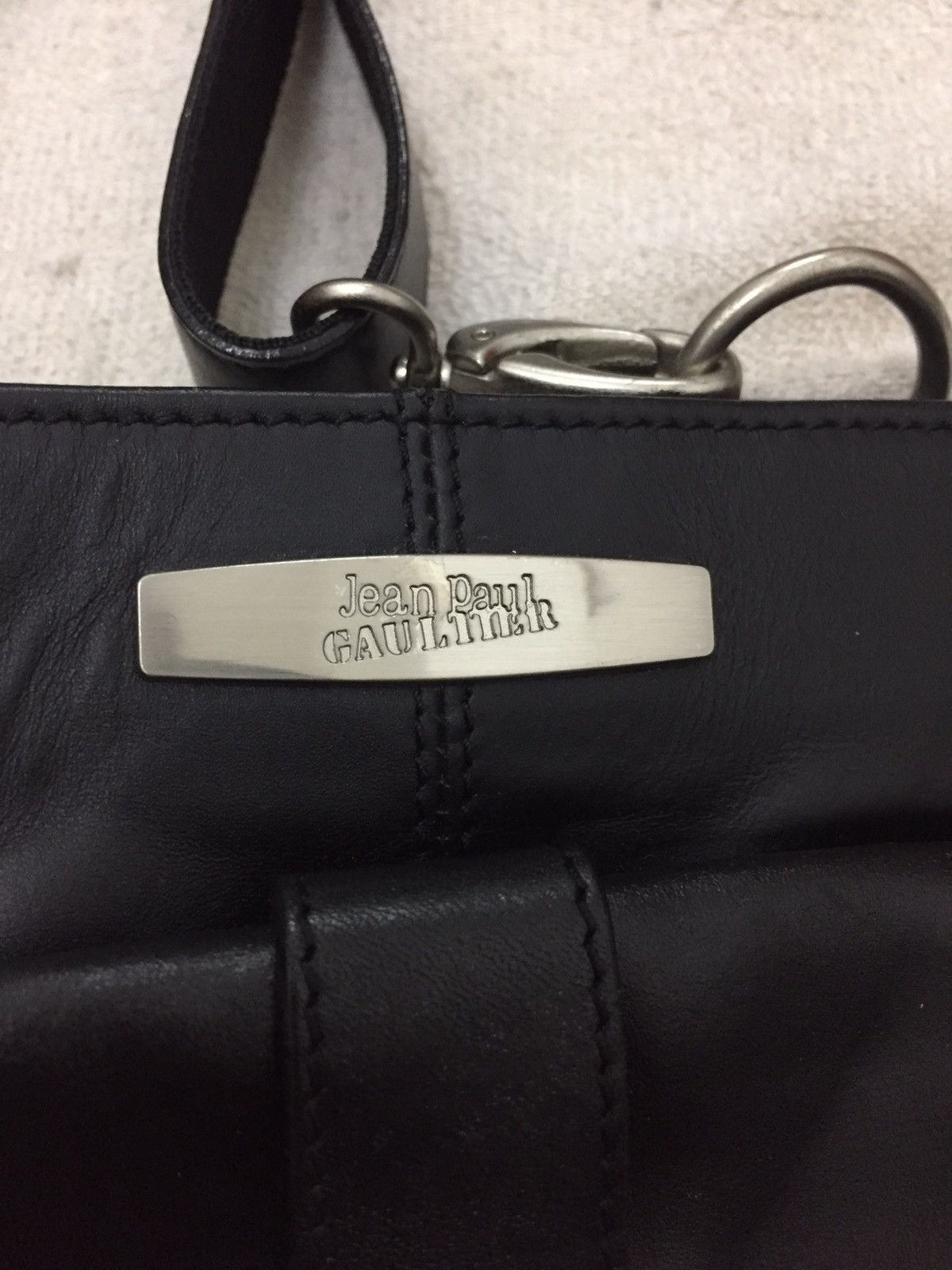 Jean Paul Gaultier Vintage Jeans Paul Gaultier Leather/PVC Sling/Waist Bag Size ONE SIZE - 5 Thumbnail
