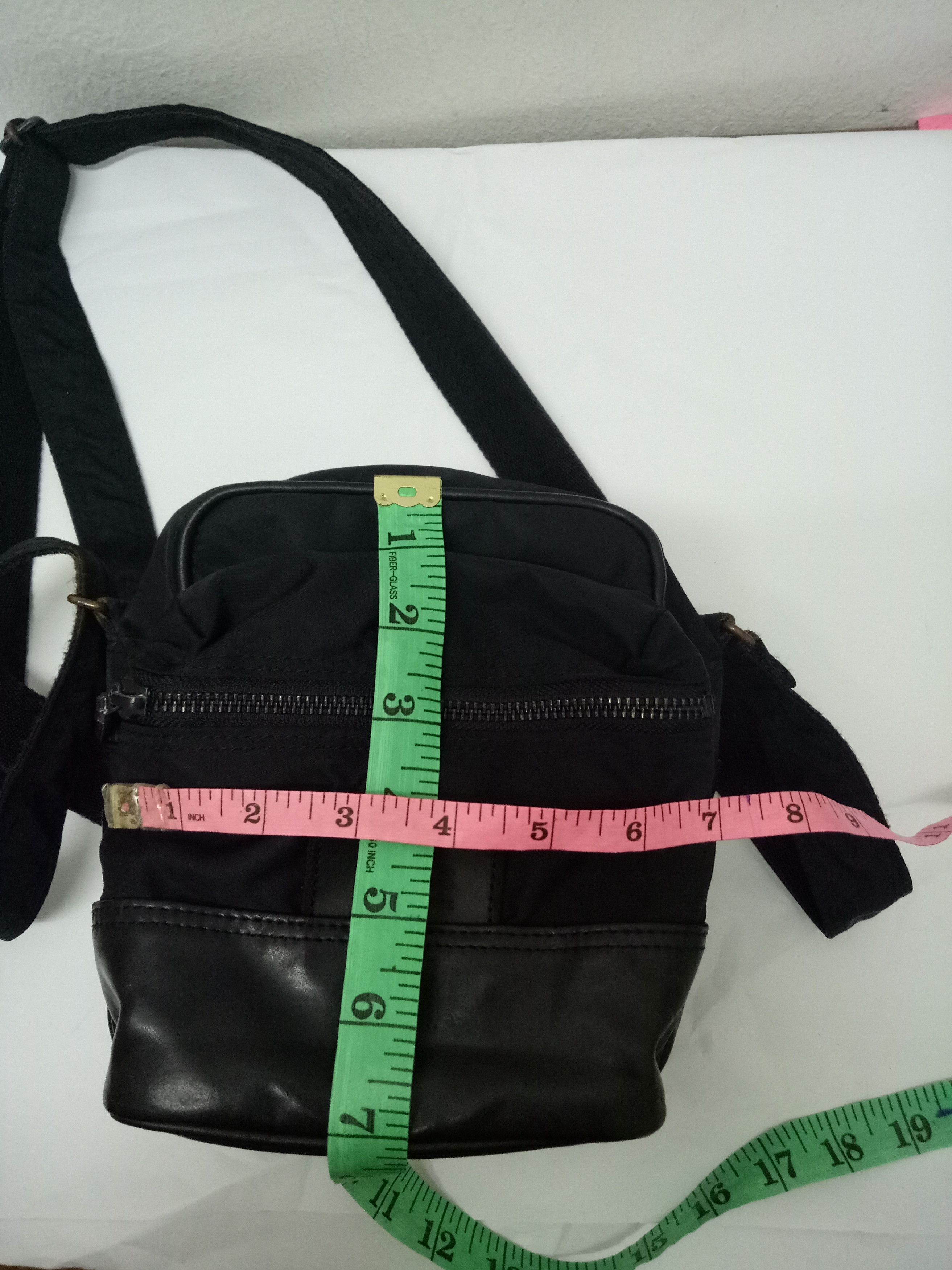Yohji Yamamoto Yohji Yamamoto Y'saccs pour homme Nylon leather sling bag Size ONE SIZE - 13 Thumbnail