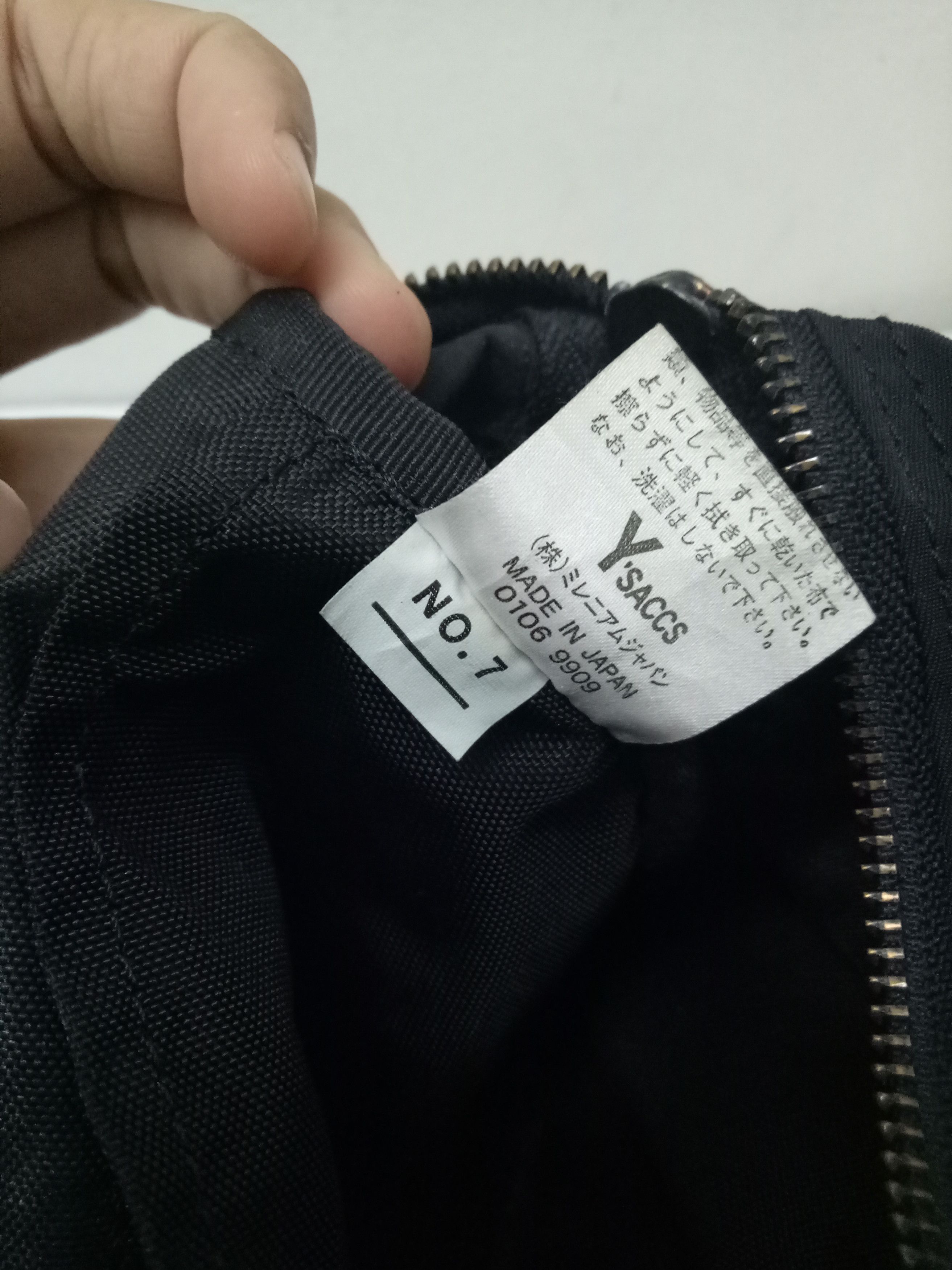 Yohji Yamamoto Yohji Yamamoto Y'saccs pour homme Nylon leather sling bag Size ONE SIZE - 11 Thumbnail