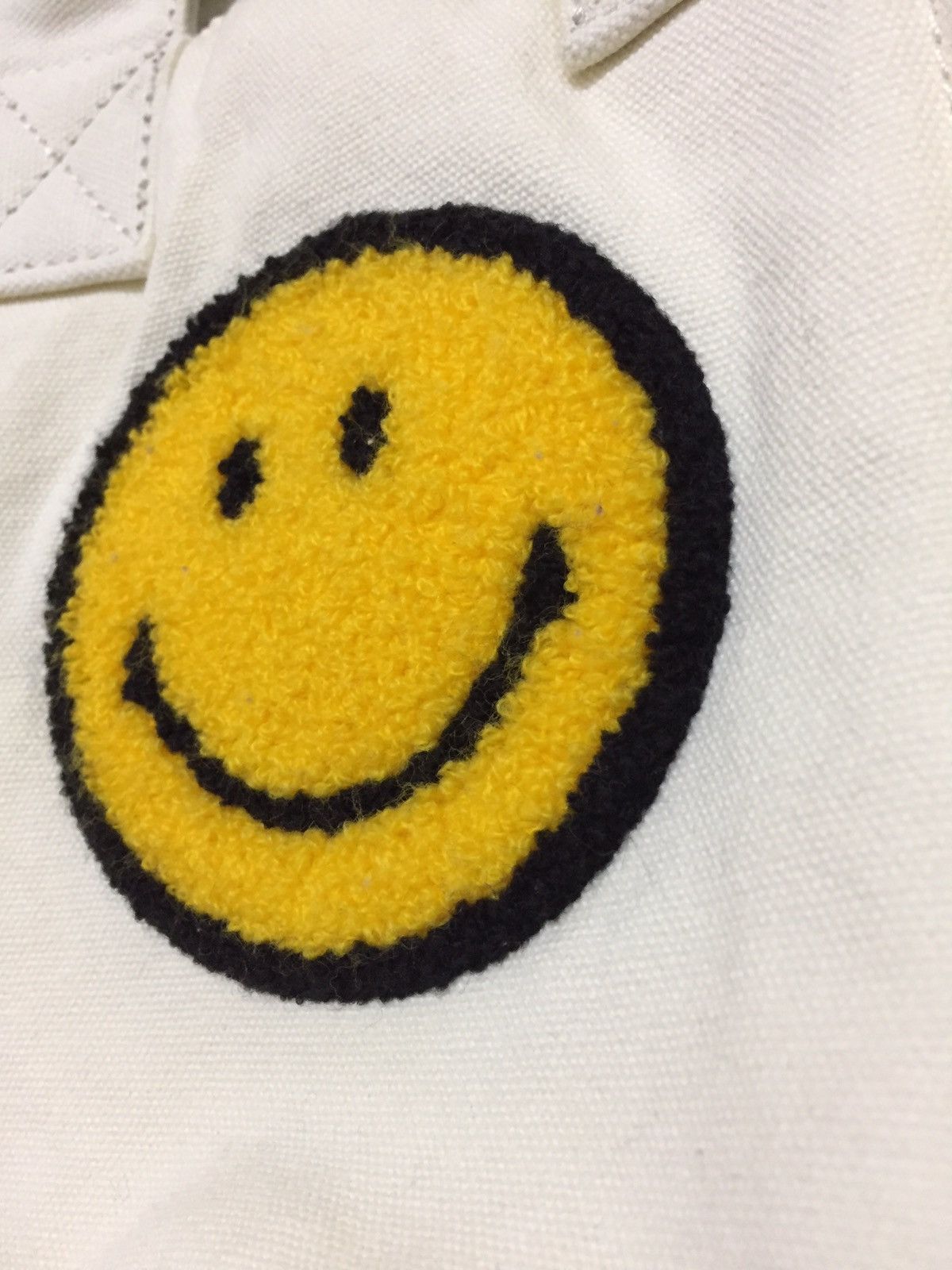 Japanese Brand Japanese brand smile emoji tote bag inspired by kapital Size ONE SIZE - 4 Thumbnail
