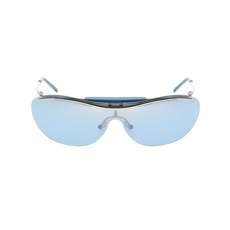 Valentino Oliver by Valentino 90's Blue Aviator Rimless Sunglasses Size ONE SIZE - 1 Thumbnail