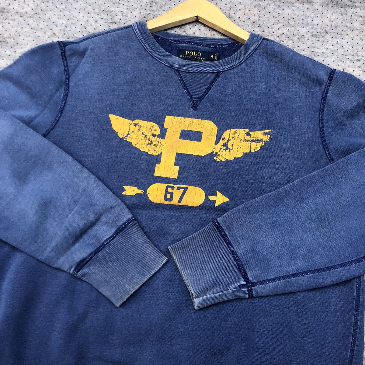 Polo Ralph Lauren Vintage Polo P Wings Double V Sweatshirt Size US M / EU 48-50 / 2 - 3 Thumbnail