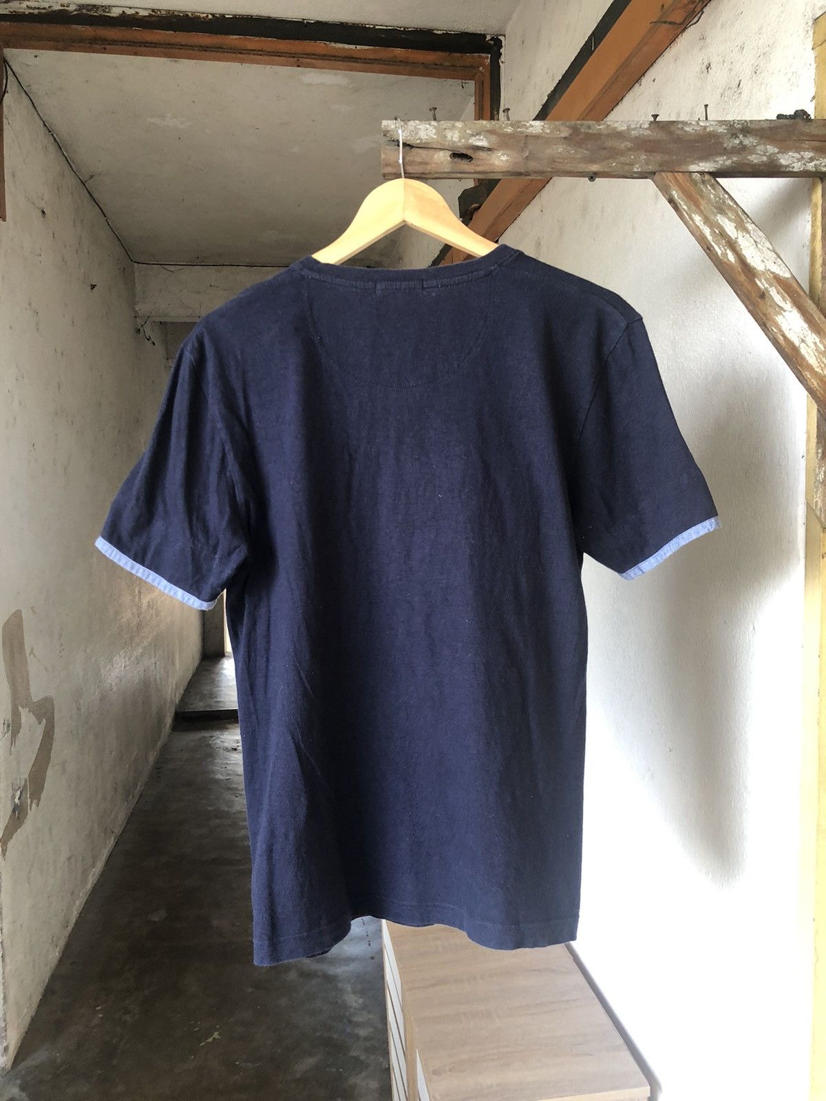Burberry Vintage Burberry Black Label Nova Check Button Tshirt Size US M / EU 48-50 / 2 - 17 Thumbnail
