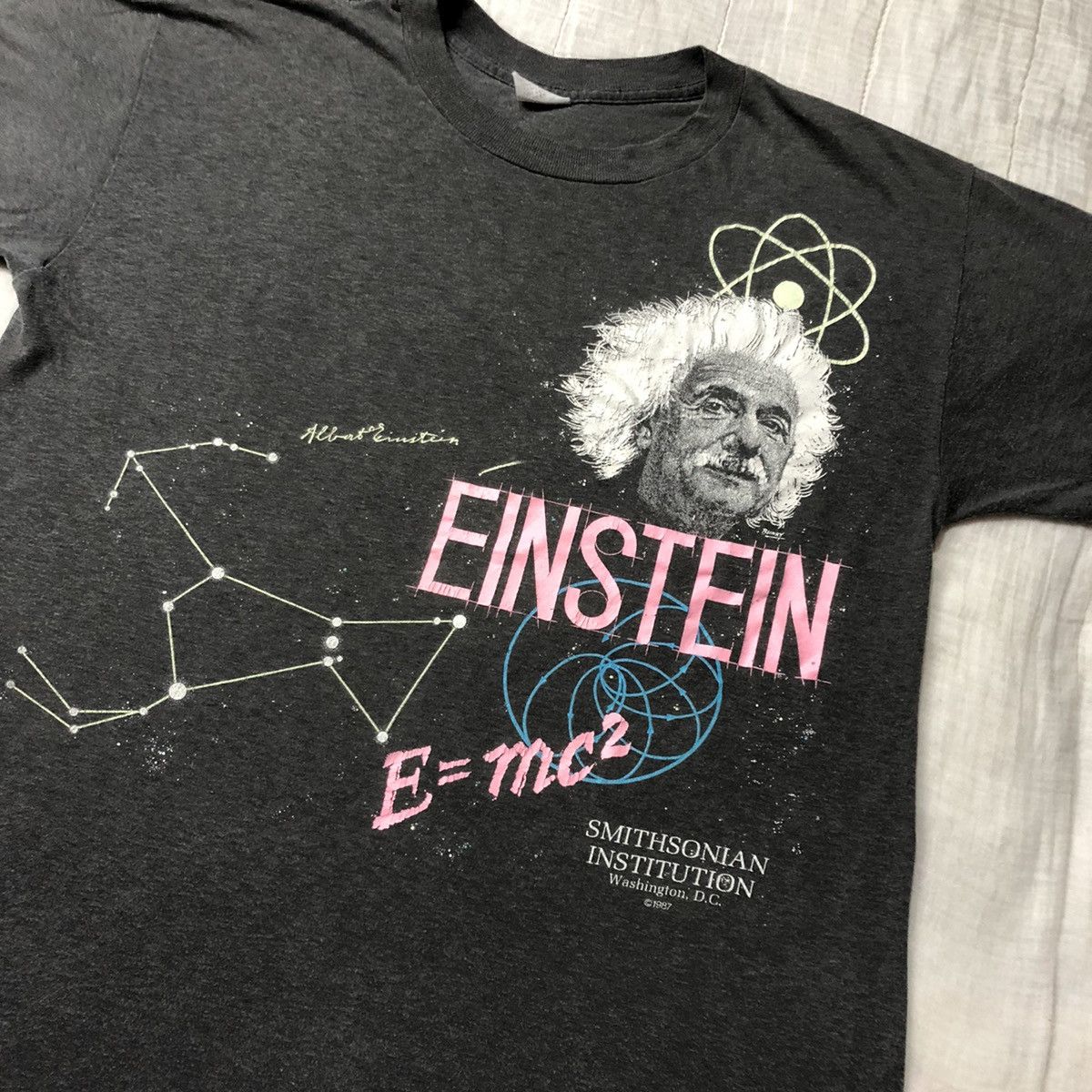 Naked & Famous Vintage 1987 Albert Einstein T Shirt Size US M / EU 48-50 / 2 - 1 Thumbnail