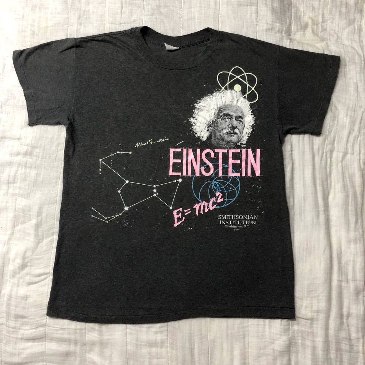 Naked & Famous Vintage 1987 Albert Einstein T Shirt Size US M / EU 48-50 / 2 - 2 Thumbnail