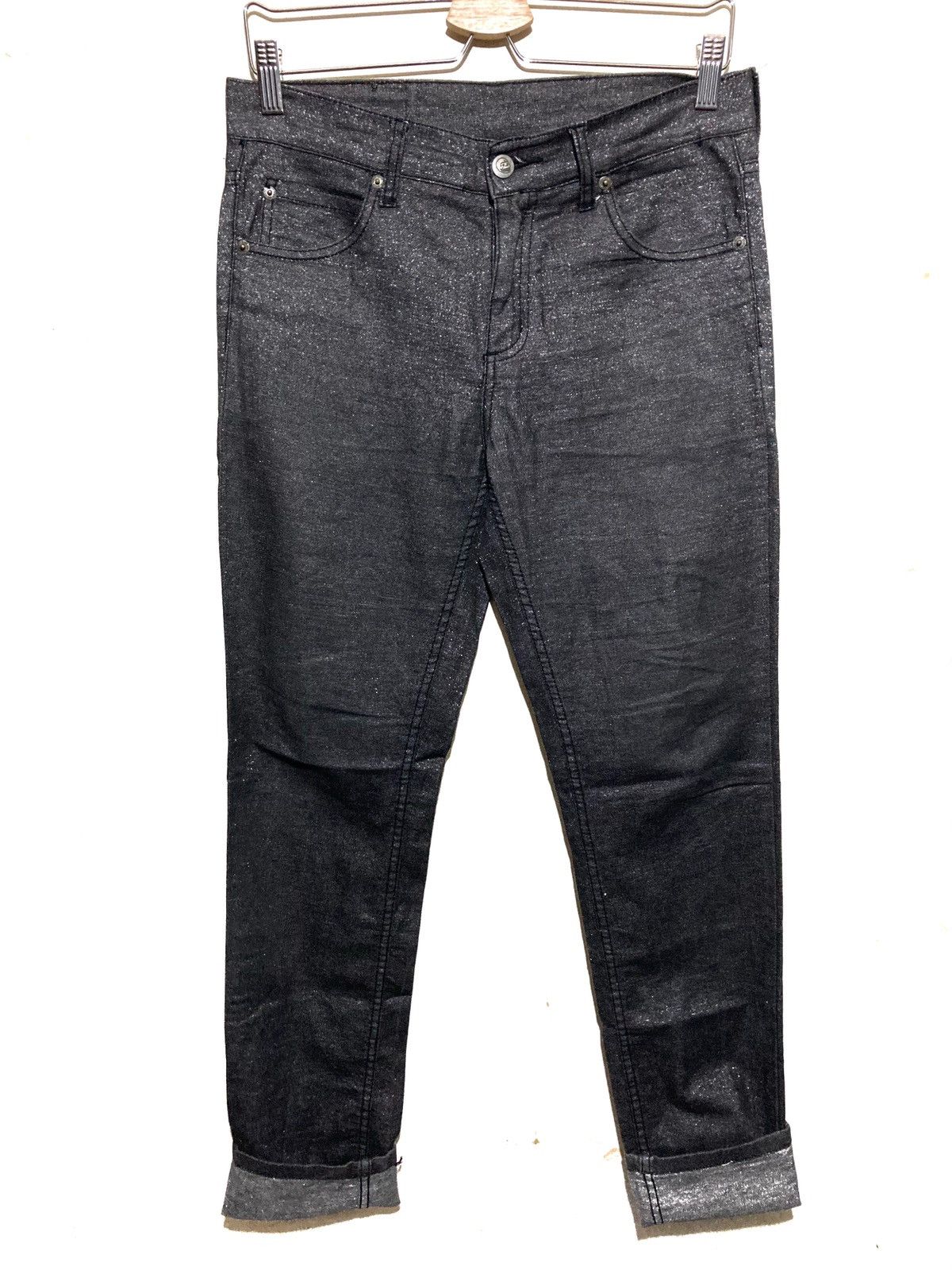 Cheap Monday Cheap Monday Tight Silver Shinny Pants Size US 30 / EU 46 - 2 Thumbnail