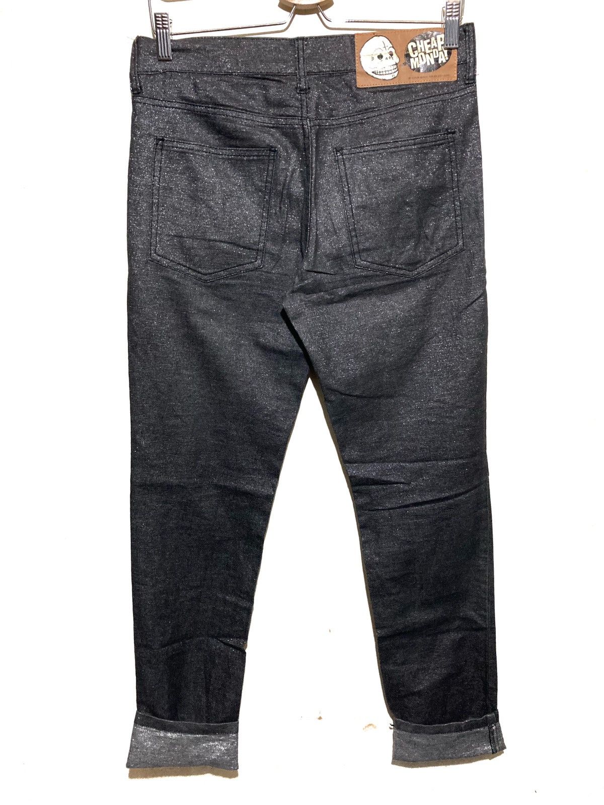 Cheap Monday Cheap Monday Tight Silver Shinny Pants Size US 30 / EU 46 - 1 Thumbnail