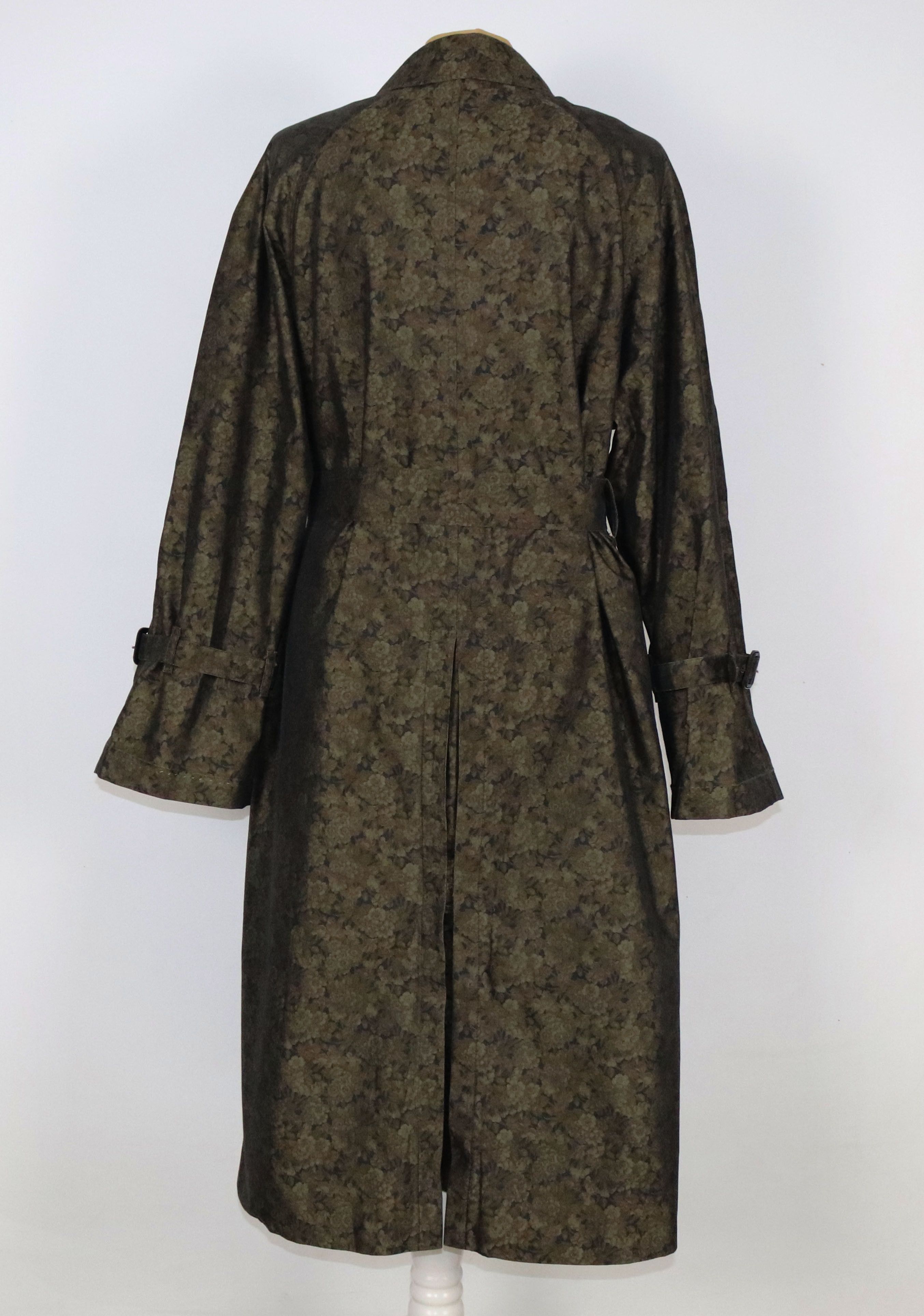 Vintage Women's Flora Cotton Coat Trench VINTAGE ! Size S / US 4 / IT 40 - 3 Thumbnail