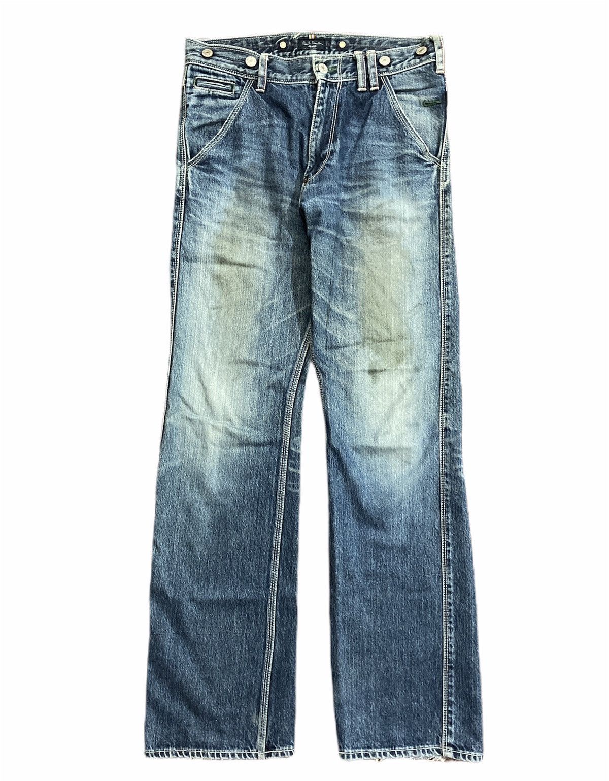 Paul Smith Paul Smith Distressed Worker Jeans Size US 30 / EU 46 - 3 Thumbnail