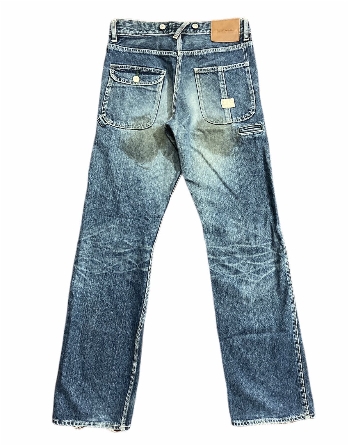 Paul Smith Paul Smith Distressed Worker Jeans Size US 30 / EU 46 - 2 Thumbnail