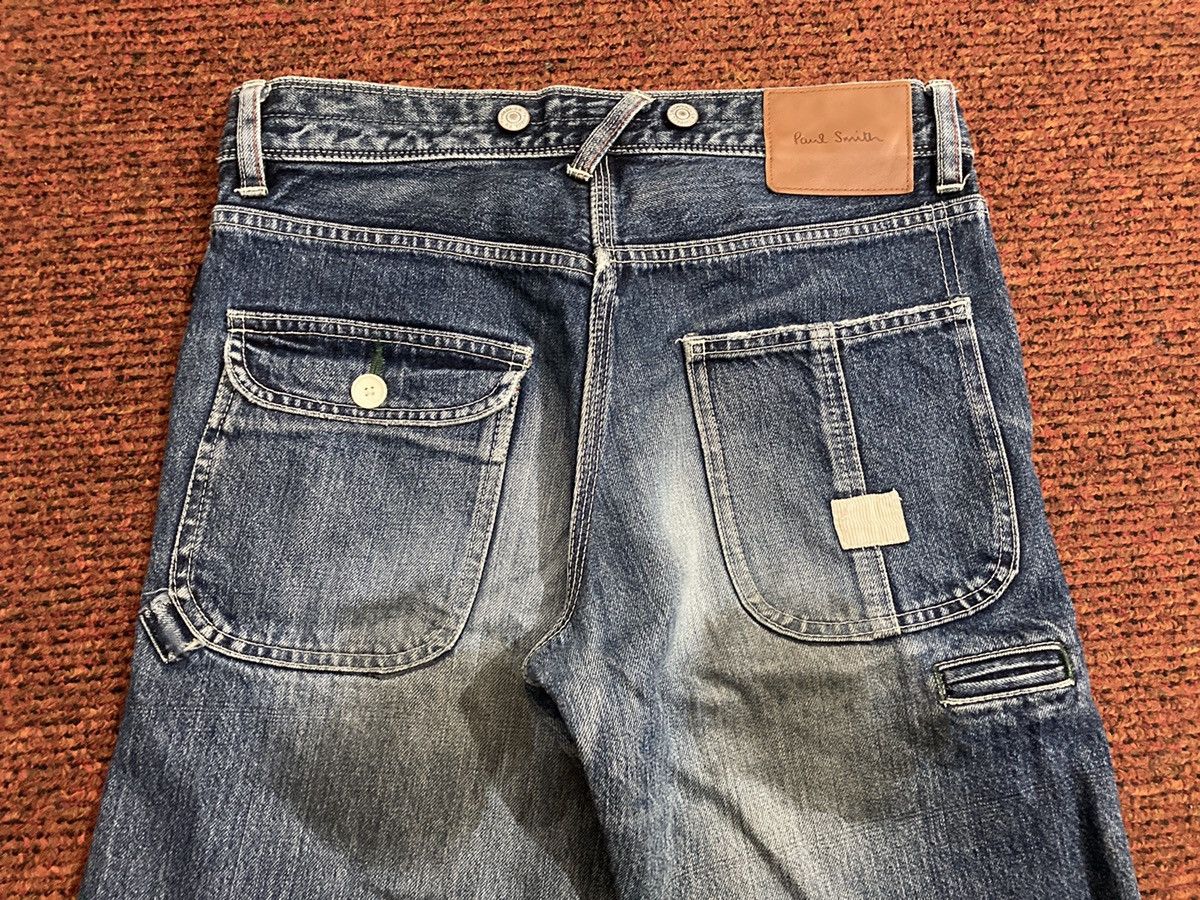 Paul Smith Paul Smith Distressed Worker Jeans Size US 30 / EU 46 - 4 Thumbnail