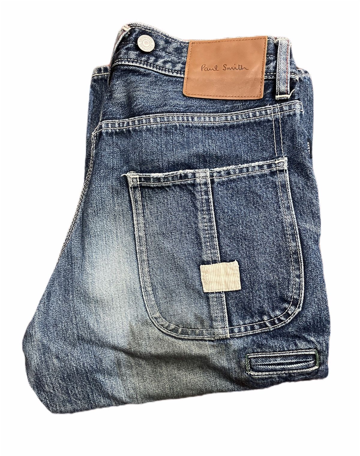 Paul Smith Paul Smith Distressed Worker Jeans Size US 30 / EU 46 - 1 Thumbnail