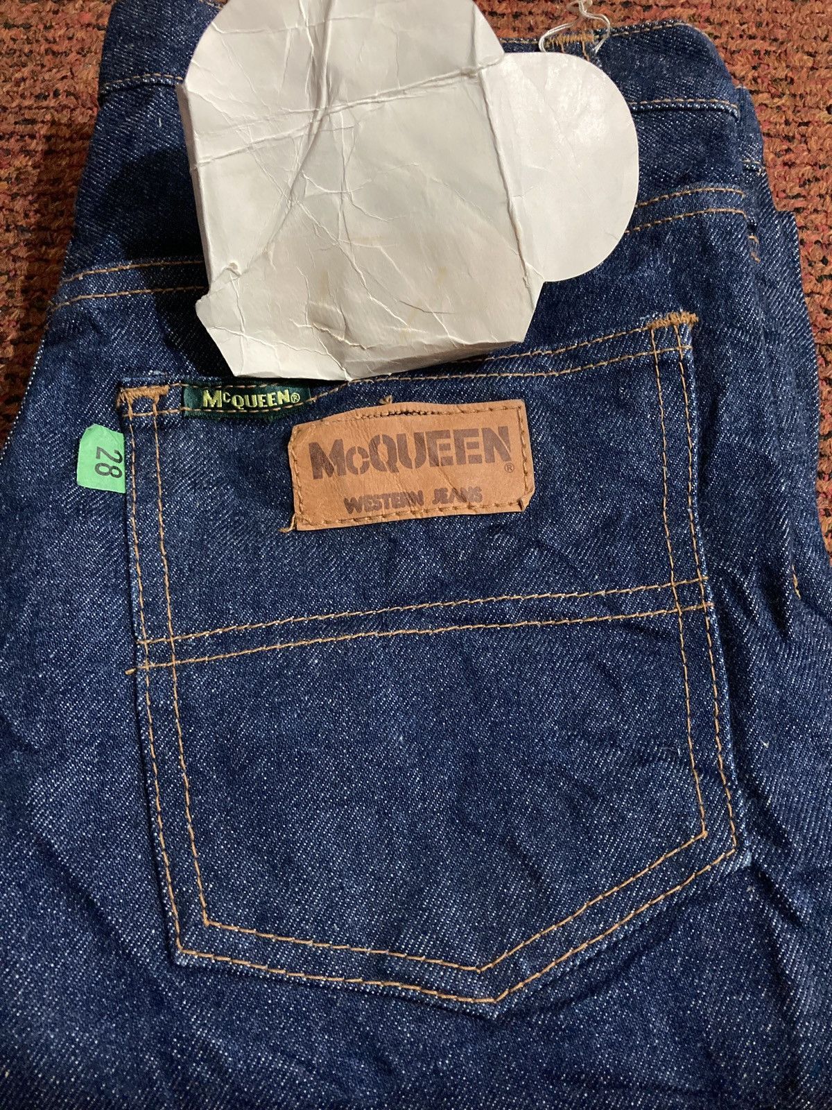 Vintage Deadstock Vintage McQueen Western Jeans Size US 28 / EU 44 - 4 Thumbnail