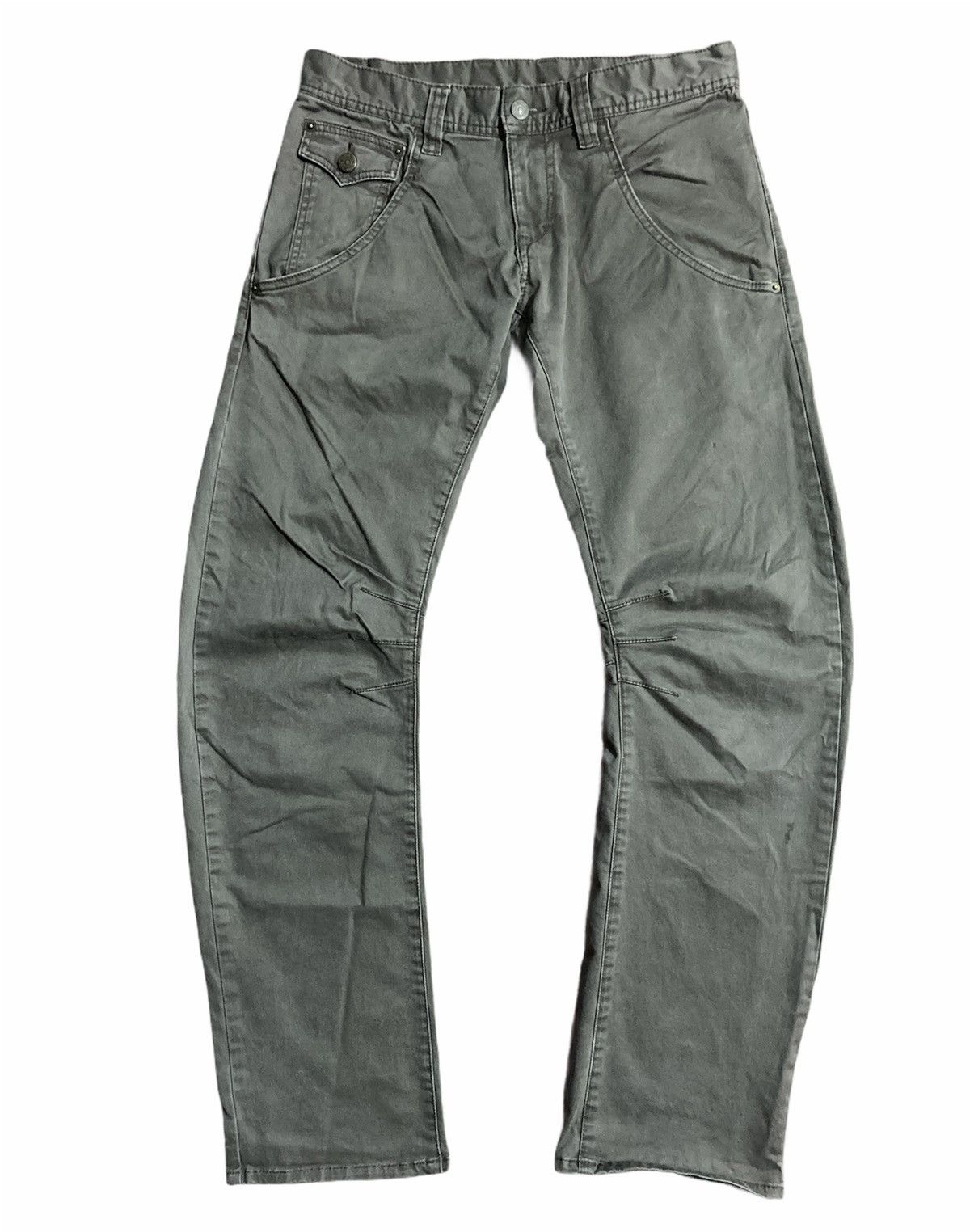image of Ppfm Curve Leg Casual Pants in Dark Brown, Men's (Size 31)