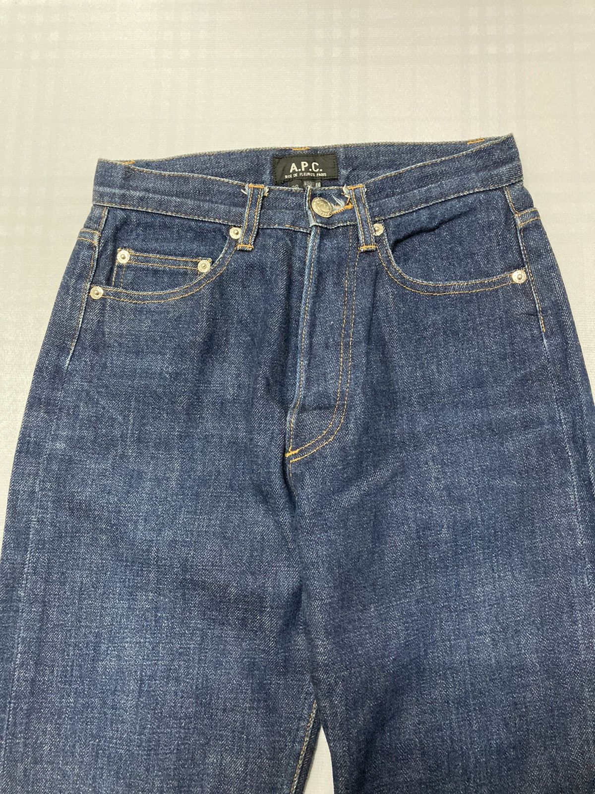 A.P.C. × Japanese Brand APC Bootleg selvedge cropped off jeans Size US 26 / EU 42 - 3 Thumbnail