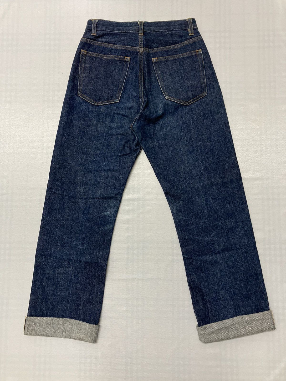A.P.C. × Japanese Brand APC Bootleg selvedge cropped off jeans Size US 26 / EU 42 - 2 Thumbnail