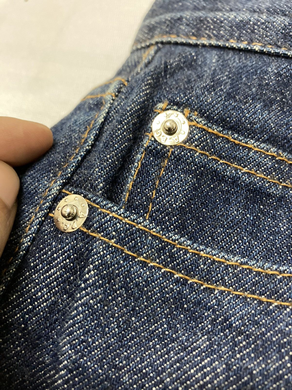 A.P.C. × Japanese Brand APC Bootleg selvedge cropped off jeans Size US 26 / EU 42 - 8 Thumbnail