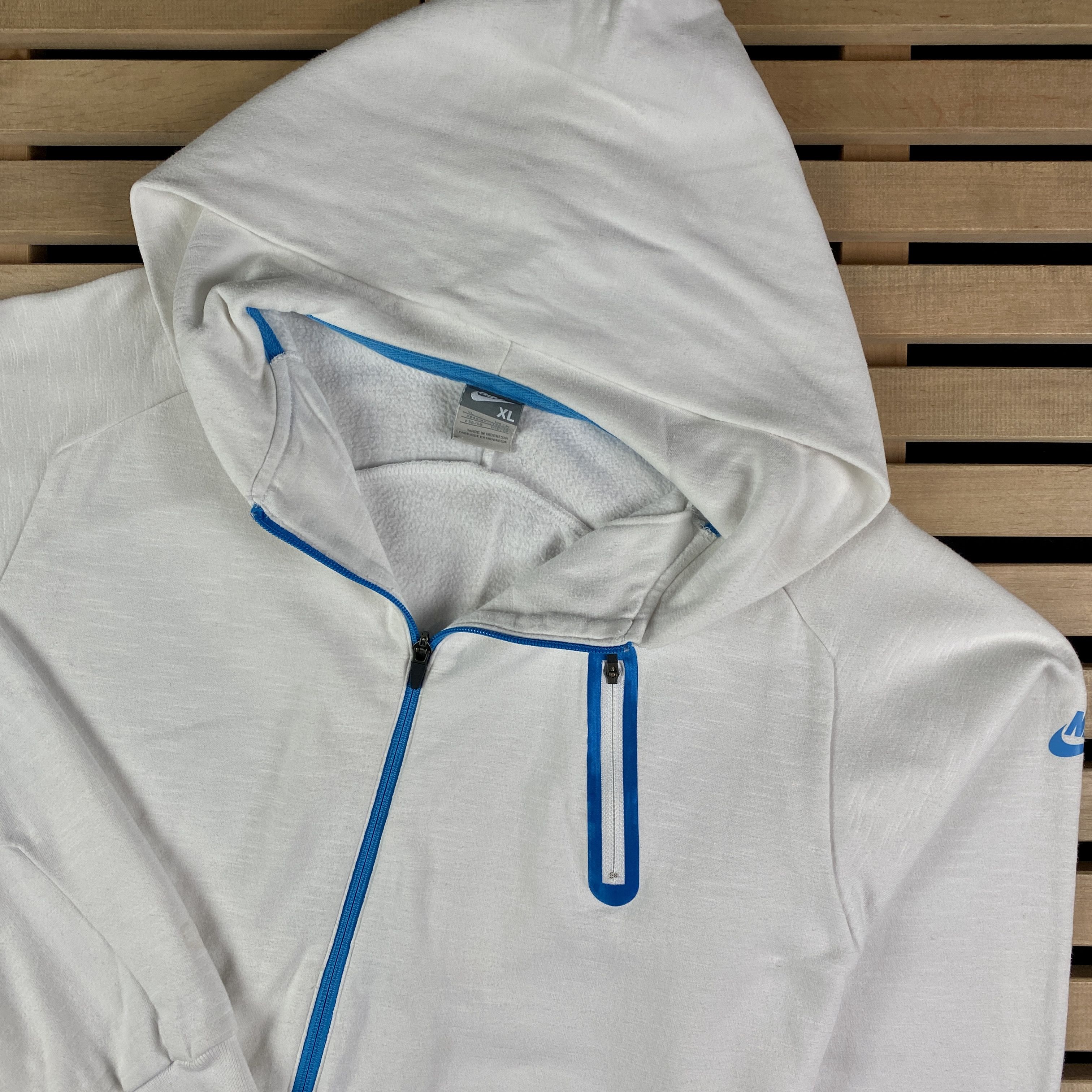 Nike × Vintage Mens Zip Hoodie Nike Vintage Size XL Size US XL / EU 56 / 4 - 3 Thumbnail