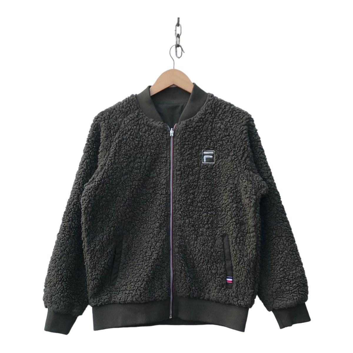 Fila Fila Riversible Sherpa Nylon Jacket Fila Sherpa Sweater Size US S / EU 44-46 / 1 - 1 Thumbnail