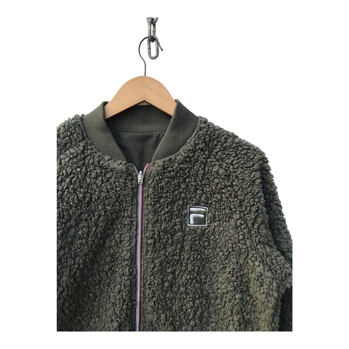 Fila Fila Riversible Sherpa Nylon Jacket Fila Sherpa Sweater Size US S / EU 44-46 / 1 - 2 Thumbnail