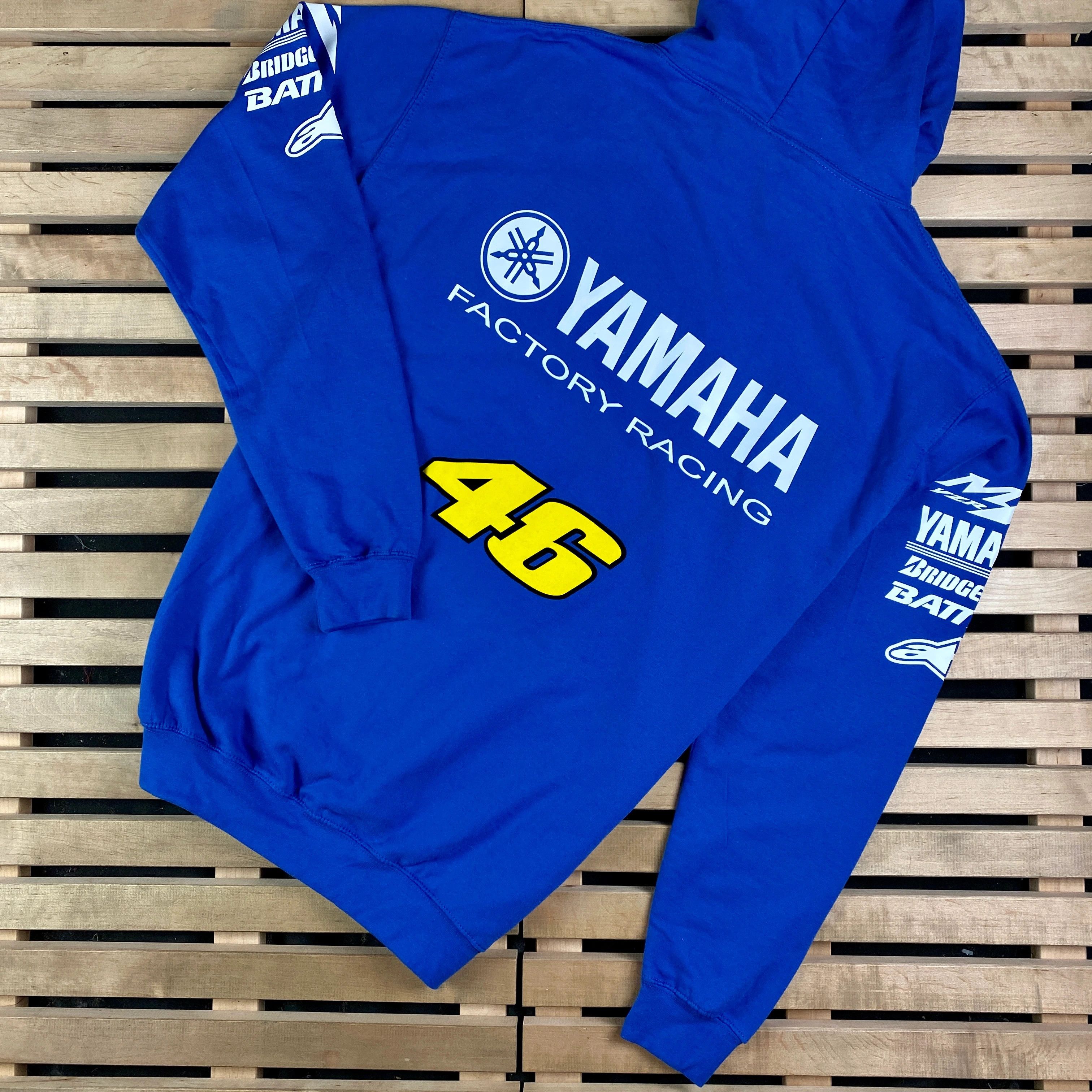 Japanese Brand × Yamaha Mens Hoodies Yamaha Factory Racing Size XL Size US XL / EU 56 / 4 - 6 Thumbnail