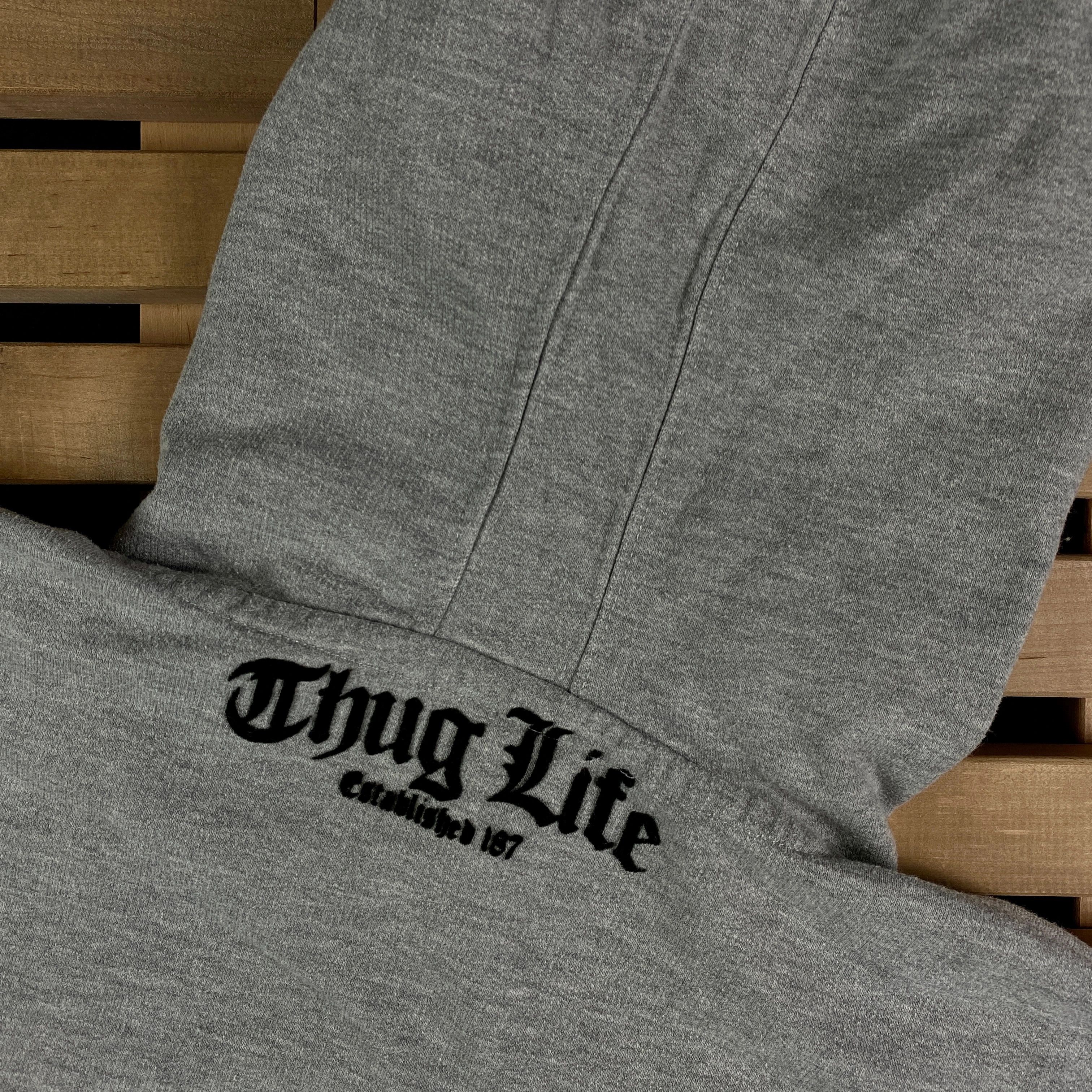 Band Tees × Vintage Mens Vintage Hoodies Thug Life Size XL Size US XL / EU 56 / 4 - 6 Thumbnail