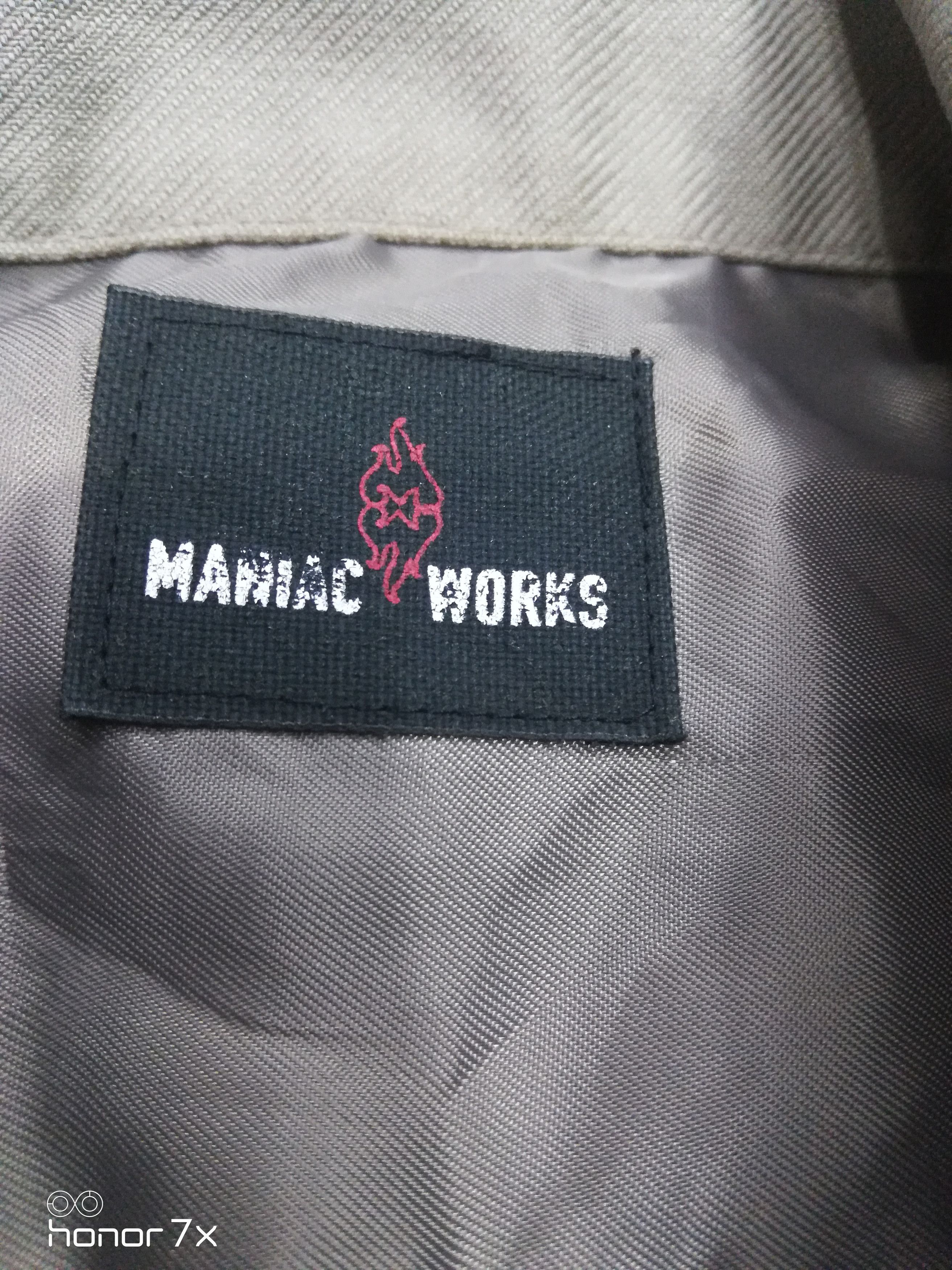 Japanese Brand Japanese brand x maniac works workwear shirt Size US M / EU 48-50 / 2 - 2 Thumbnail