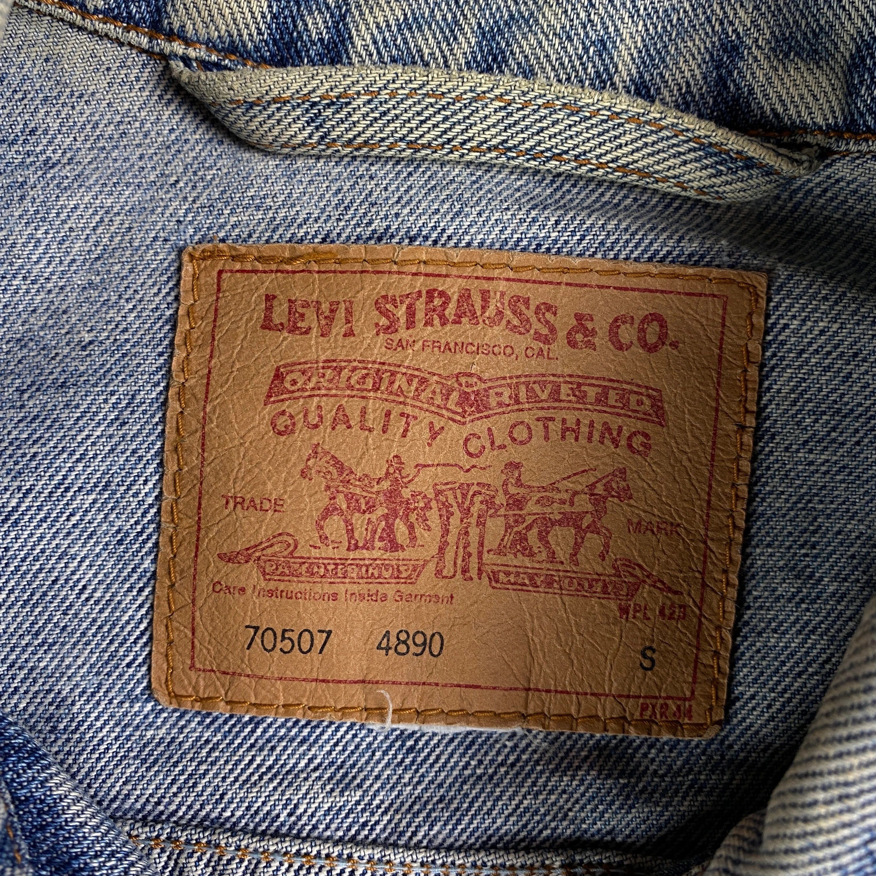 Levi's × Levi's Vintage Clothing × Vintage Mens Jacket Levis Denim Vintage Size S Size US S / EU 44-46 / 1 - 5 Thumbnail