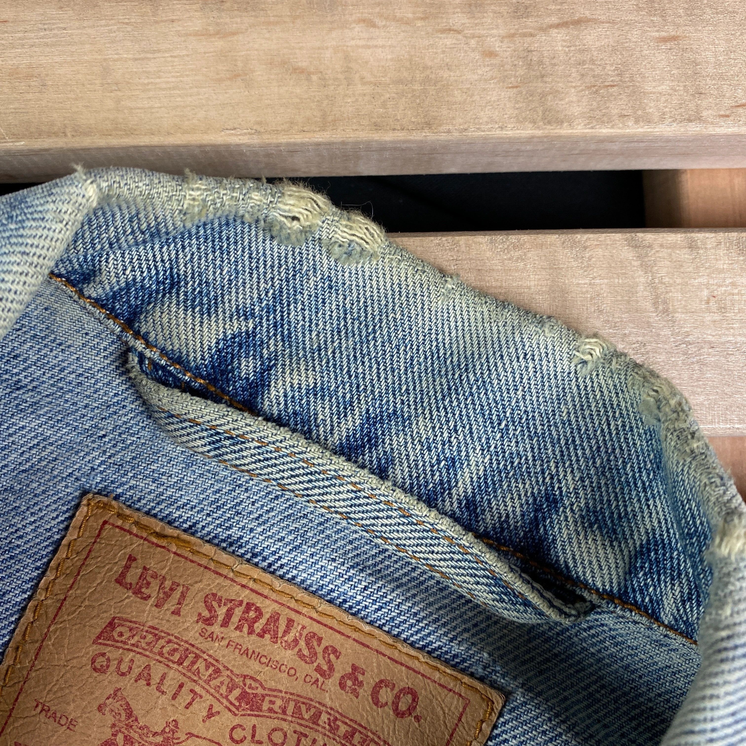 Levi's × Levi's Vintage Clothing × Vintage Mens Jacket Levis Denim Vintage Size S Size US S / EU 44-46 / 1 - 4 Thumbnail