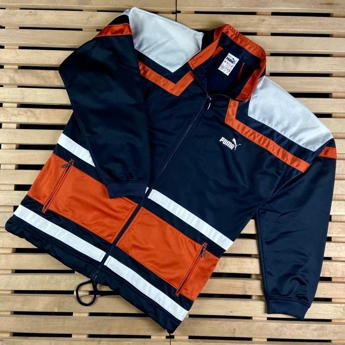 Puma × Vintage Mens Bomber Jacket Puma Vintage Size S Small Size US S / EU 44-46 / 1 - 1 Thumbnail
