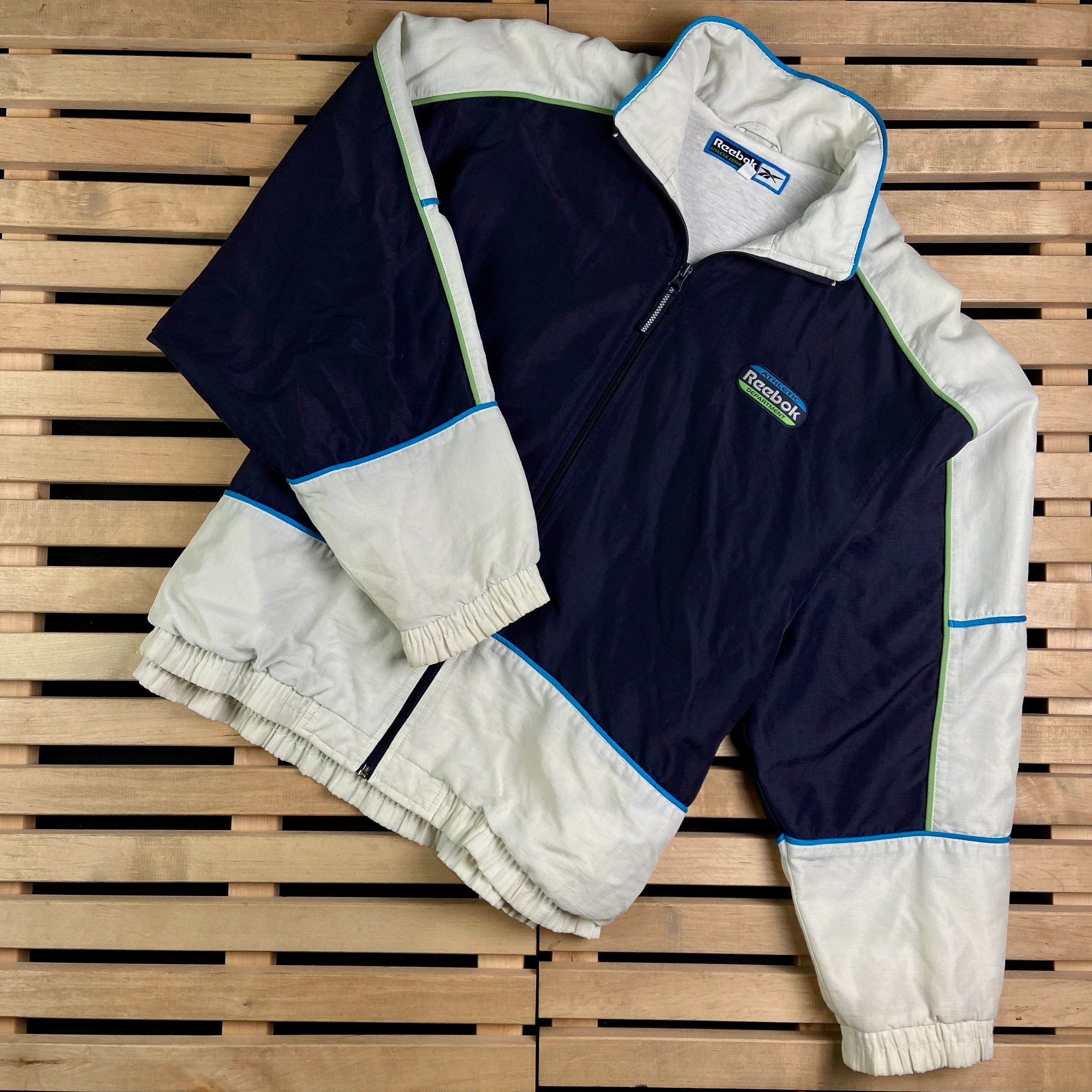 Reebok × Vintage Bomber Jacket Reebok Athletic Department Vintage Size S Size US S / EU 44-46 / 1 - 1 Thumbnail