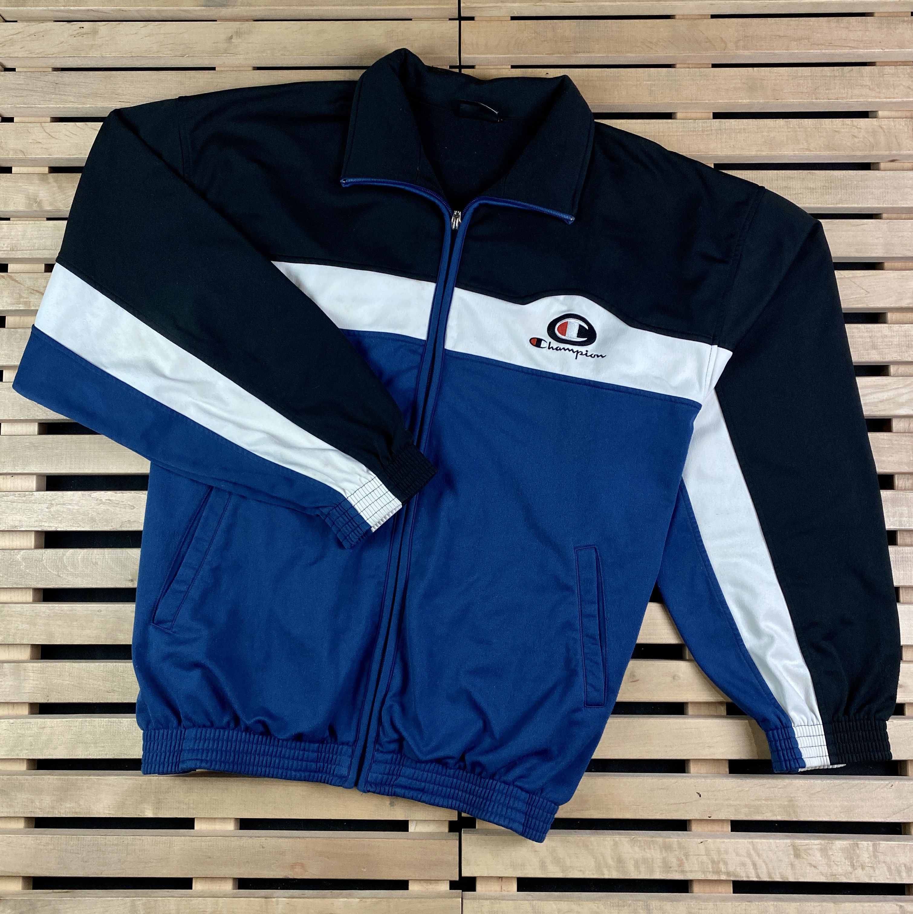 Champion × Vintage Mens Champion Vintage Track Jacket Size XL Size US XL / EU 56 / 4 - 1 Thumbnail