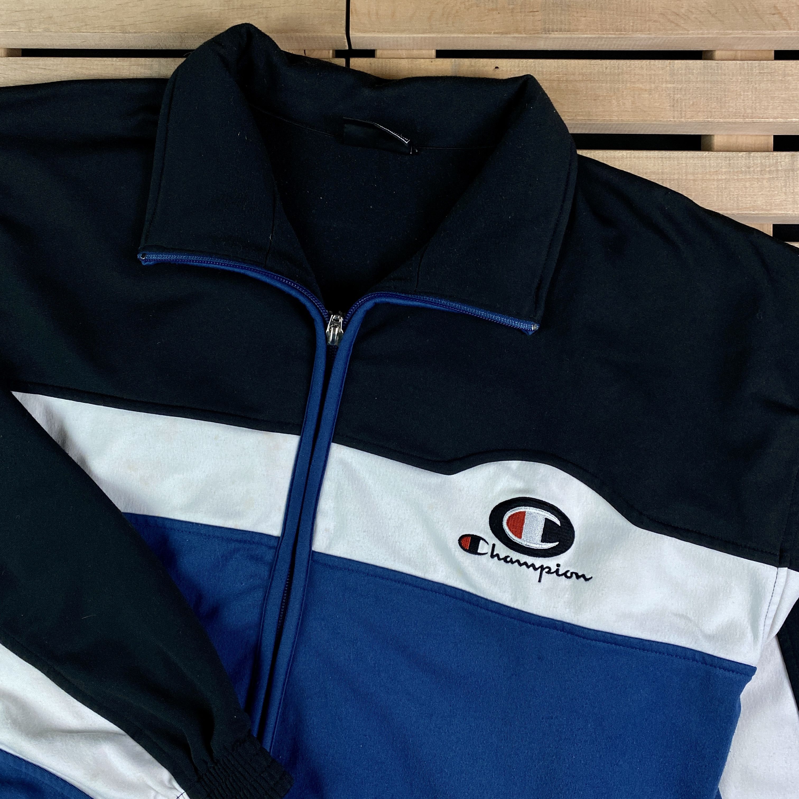 Champion × Vintage Mens Champion Vintage Track Jacket Size XL Size US XL / EU 56 / 4 - 2 Thumbnail