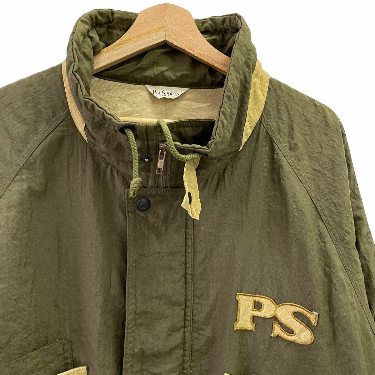 Hein Gericke × Japanese Brand × Vintage 💥 90s PIA SPORT ARMY STYLE BOMBER JACKET Size US M / EU 48-50 / 2 - 2 Thumbnail