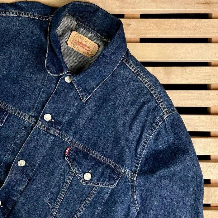 Levi's × Levi's Vintage Clothing × Vintage Mens Denim Bomber Jacket Levis Size XL Blue Custom Size US XL / EU 56 / 4 - 2 Thumbnail
