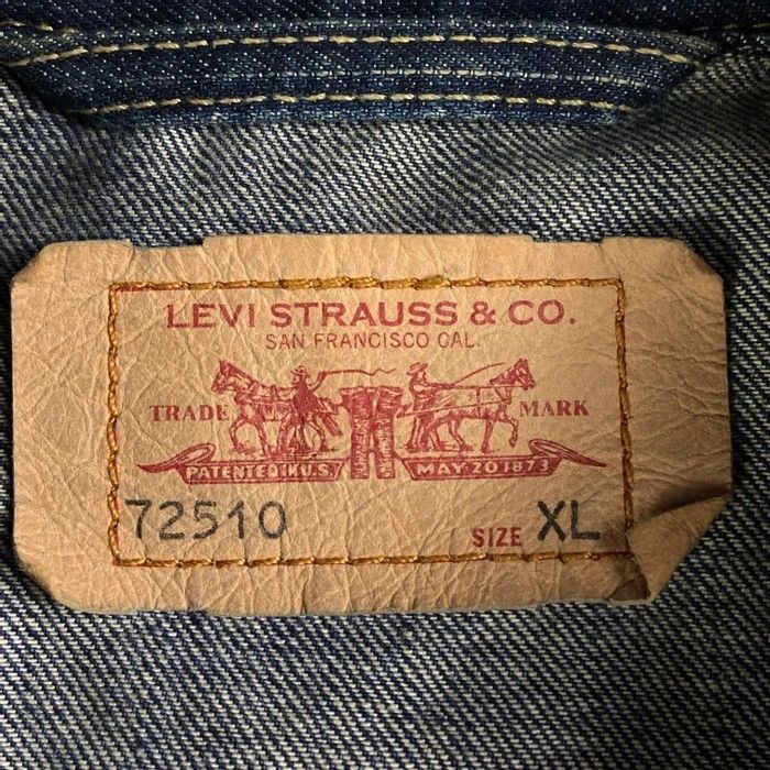Levi's × Levi's Vintage Clothing × Vintage Mens Denim Bomber Jacket Levis Size XL Blue Custom Size US XL / EU 56 / 4 - 5 Thumbnail