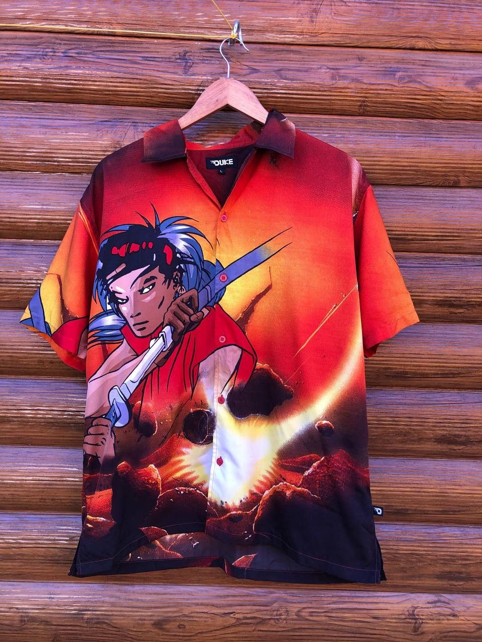 Japanese Brand Duke T-Shirt Anime Designer Hawaii 🪨 Size US L / EU 52-54 / 3 - 1 Thumbnail
